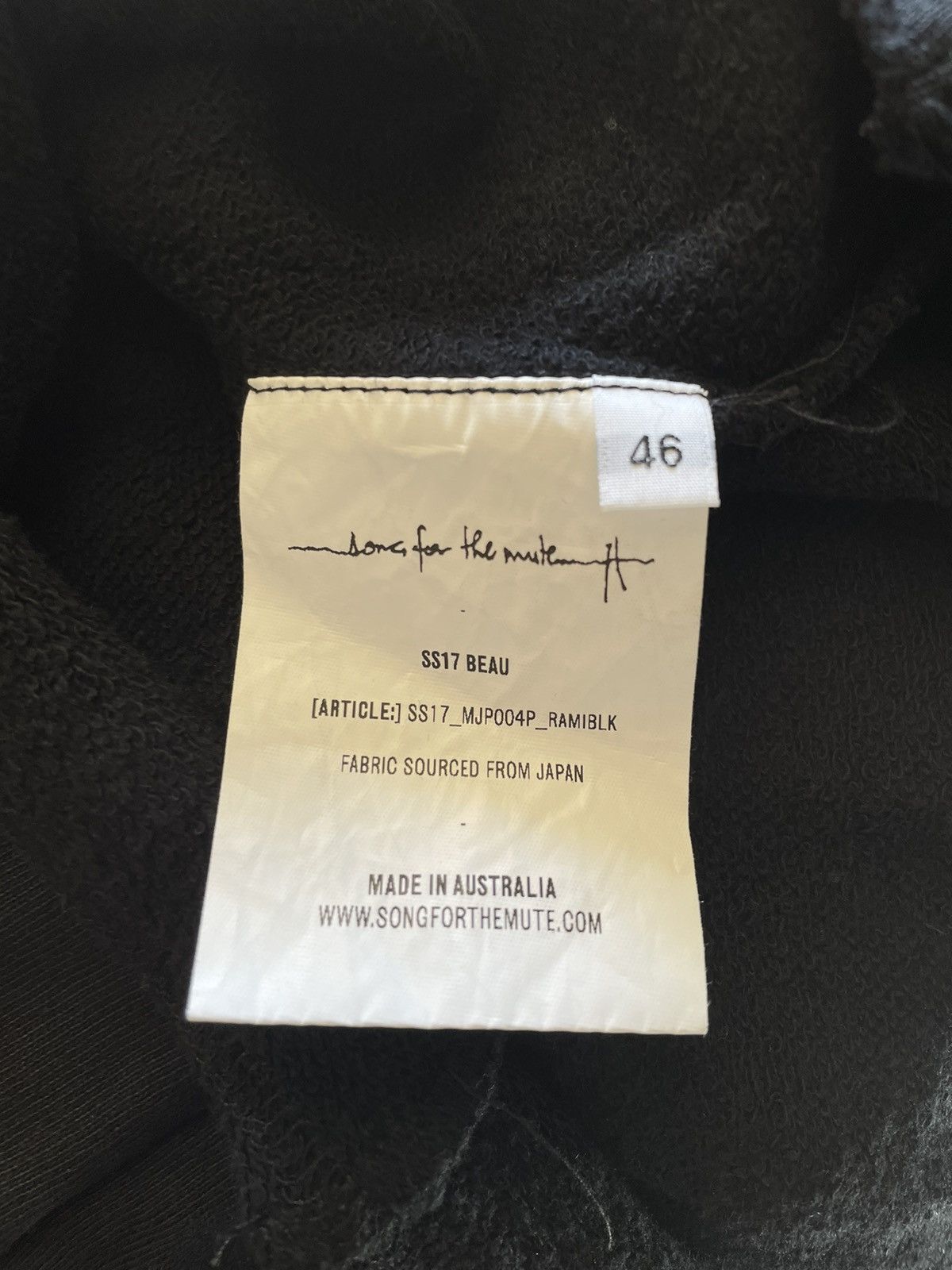 Song For The Mute Song For The Mute SS17 Beau Hoodie Size US S / EU 44-46 / 1 - 4 Thumbnail