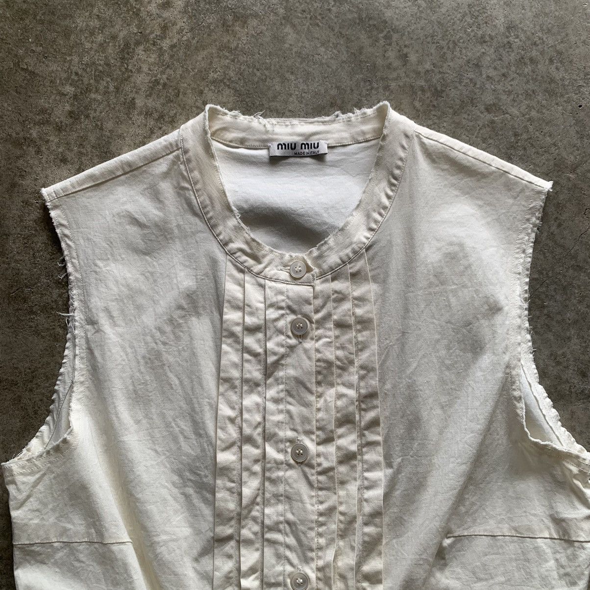 Miu Miu Miu Miu sleeveless wrap top Size XS / US 0-2 / IT 36-38 - 4 Thumbnail