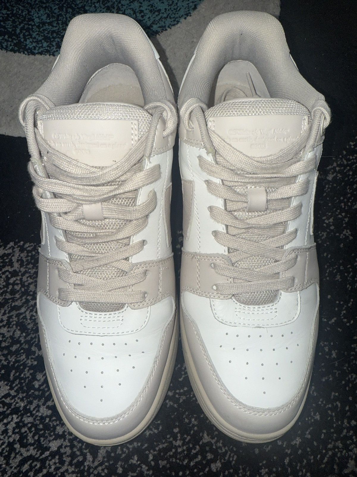 Off-White Off White Wmns Out Of Office Beige White Sneakers Size US 8 / EU 41 - 1 Thumbnail