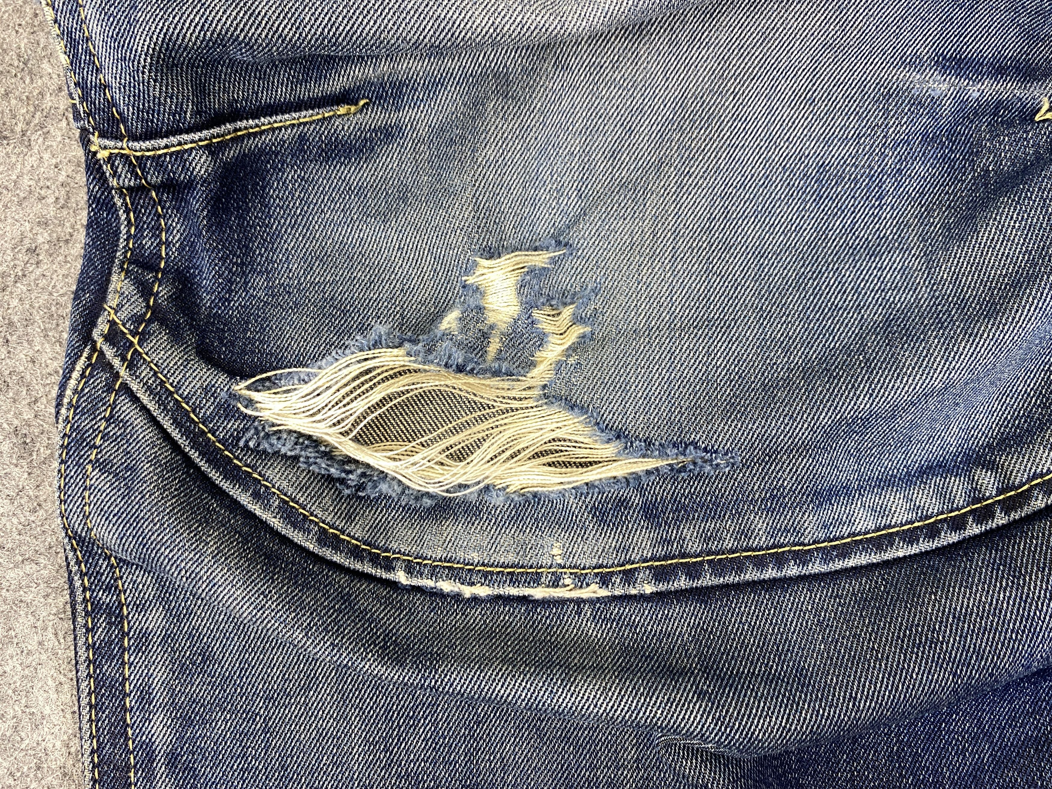 Hysteric Glamour Faded Blue Baggy HYSTERIC STYLE Jeans 30x29 Denim - JN3314 Size US 30 / EU 46 - 14 Thumbnail