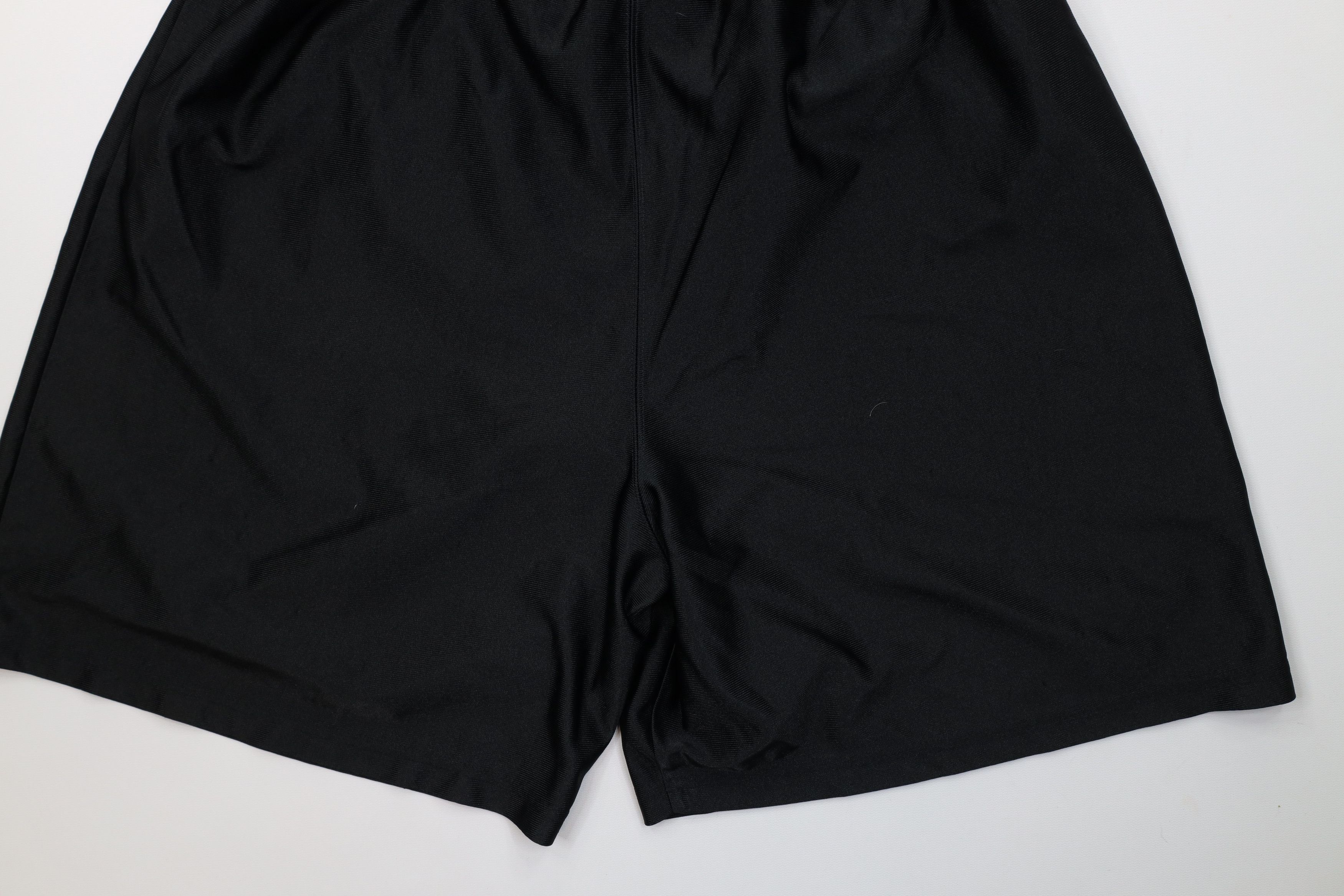 Vintage Vintage 90s Y2K Streetwear Above Knee Silky Shorts Black Size US 34 / EU 50 - 10 Thumbnail