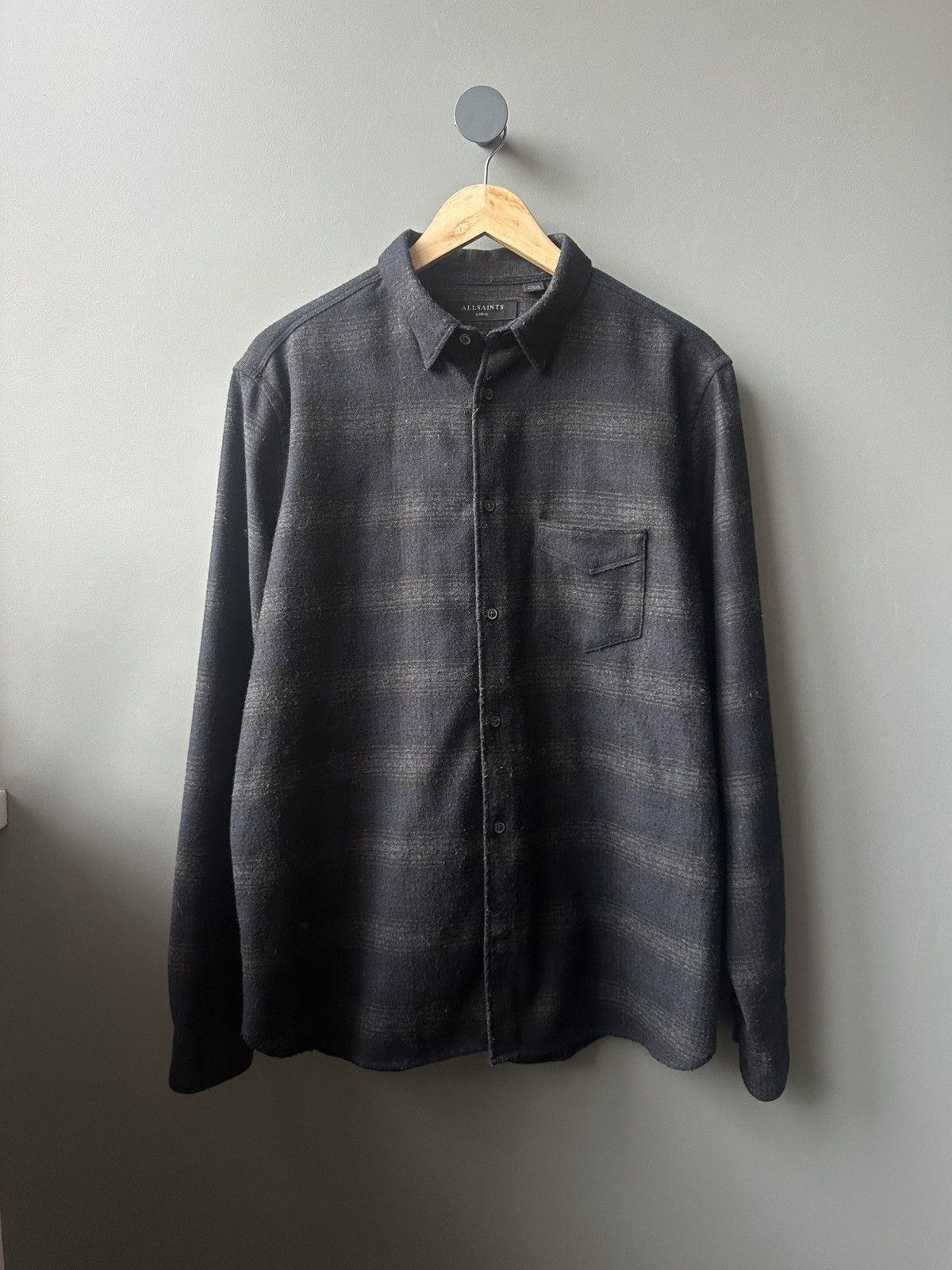 Allsaints Allsaints Newhalen LS Shirt Size L Size US L / EU 52-54 / 3 - 1 Thumbnail