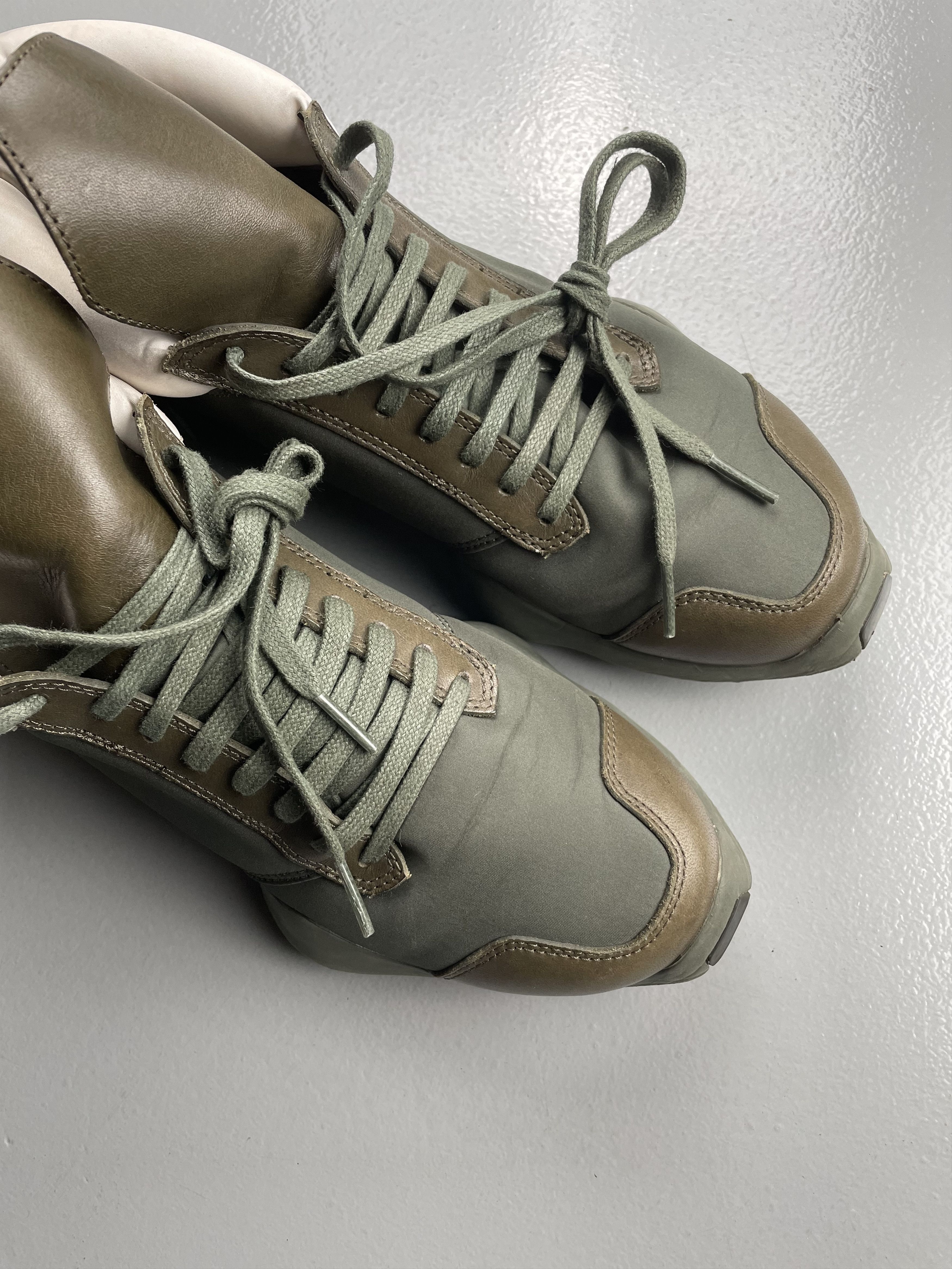 Adidas × Rick Owens adidas x Rick Owens S/S 2016 Tech Runner (Earth Green) Size US 6.5 / EU 39-40 - 14 Thumbnail
