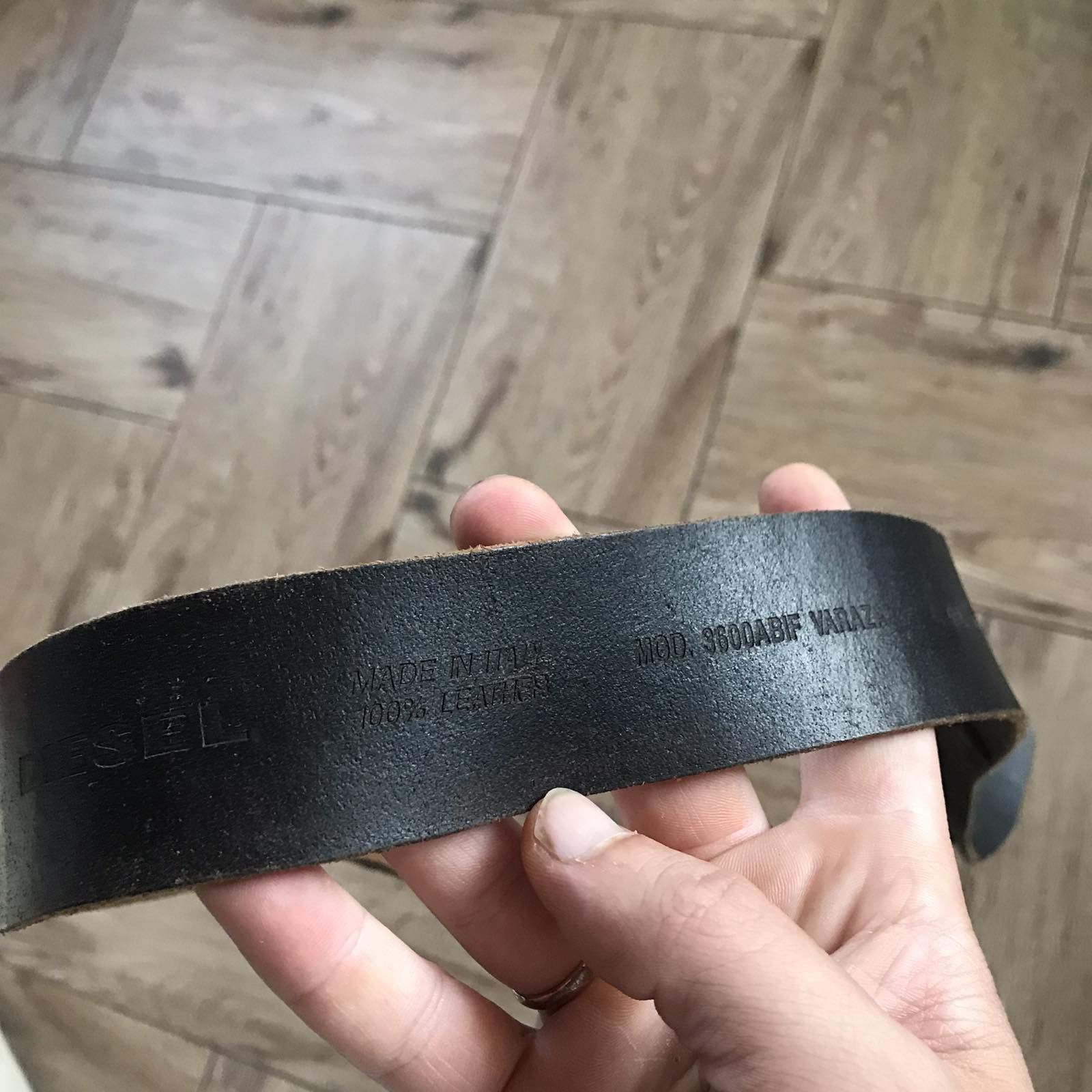 Diesel Vintage Y2K Diesel Leather Snake Belt 90s Size ONE SIZE - 6 Thumbnail