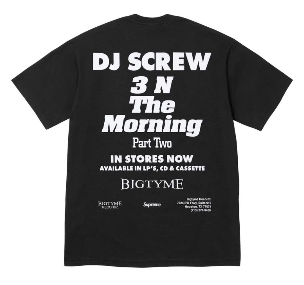 Supreme Supreme x Dj Screw tee Size US XL / EU 56 / 4 - 2 Thumbnail