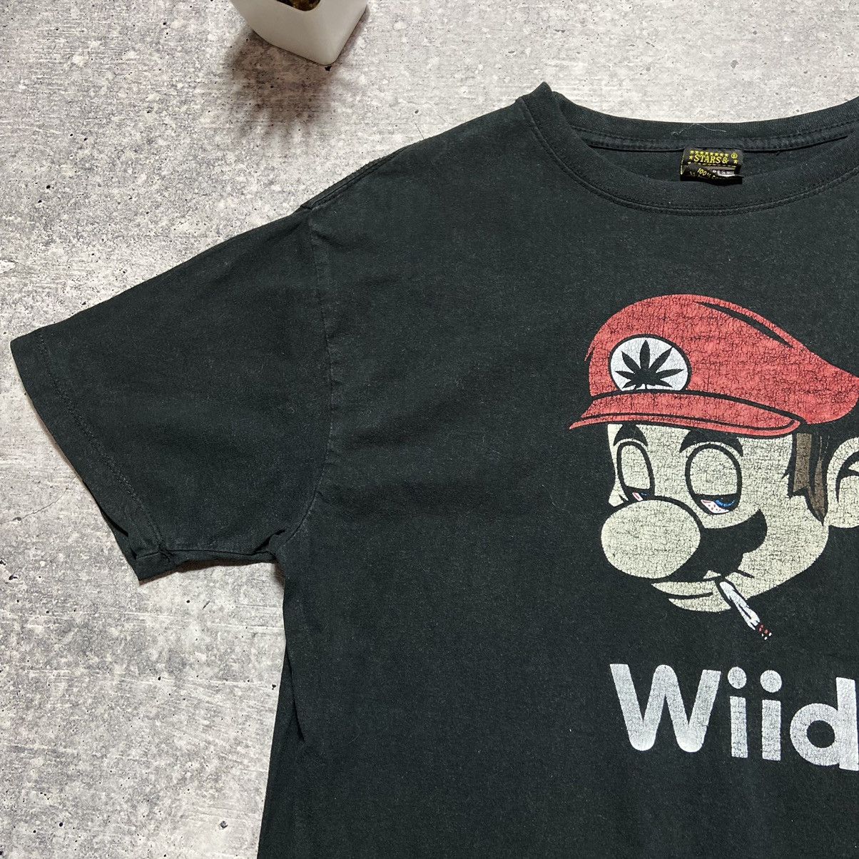 Vintage 📌 Vintage Super Mario Adult Humor Weed Wiid Nintendo T-Shirt Size US XL / EU 56 / 4 - 2 Thumbnail