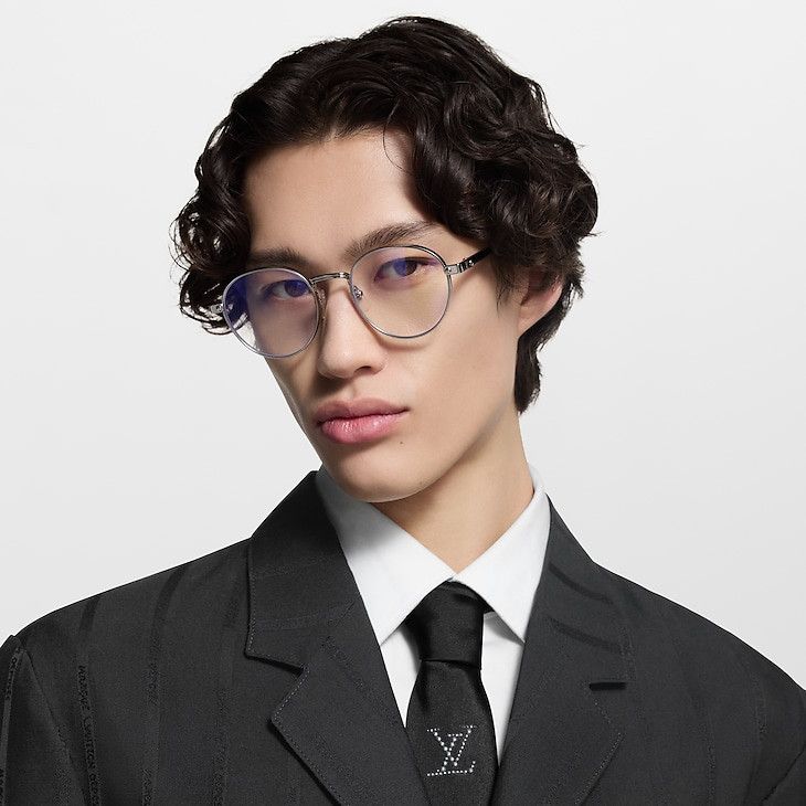 Louis Vuitton LV Signature Round Anti-Blue Light Glasses Size ONE SIZE - 5 Thumbnail