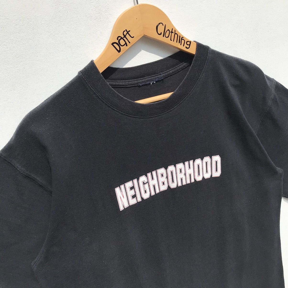 Neighborhood Neigborhood Japan Brand Tee Spellout Neighborhood SunFaded Size US M / EU 48-50 / 2 - 11 Thumbnail