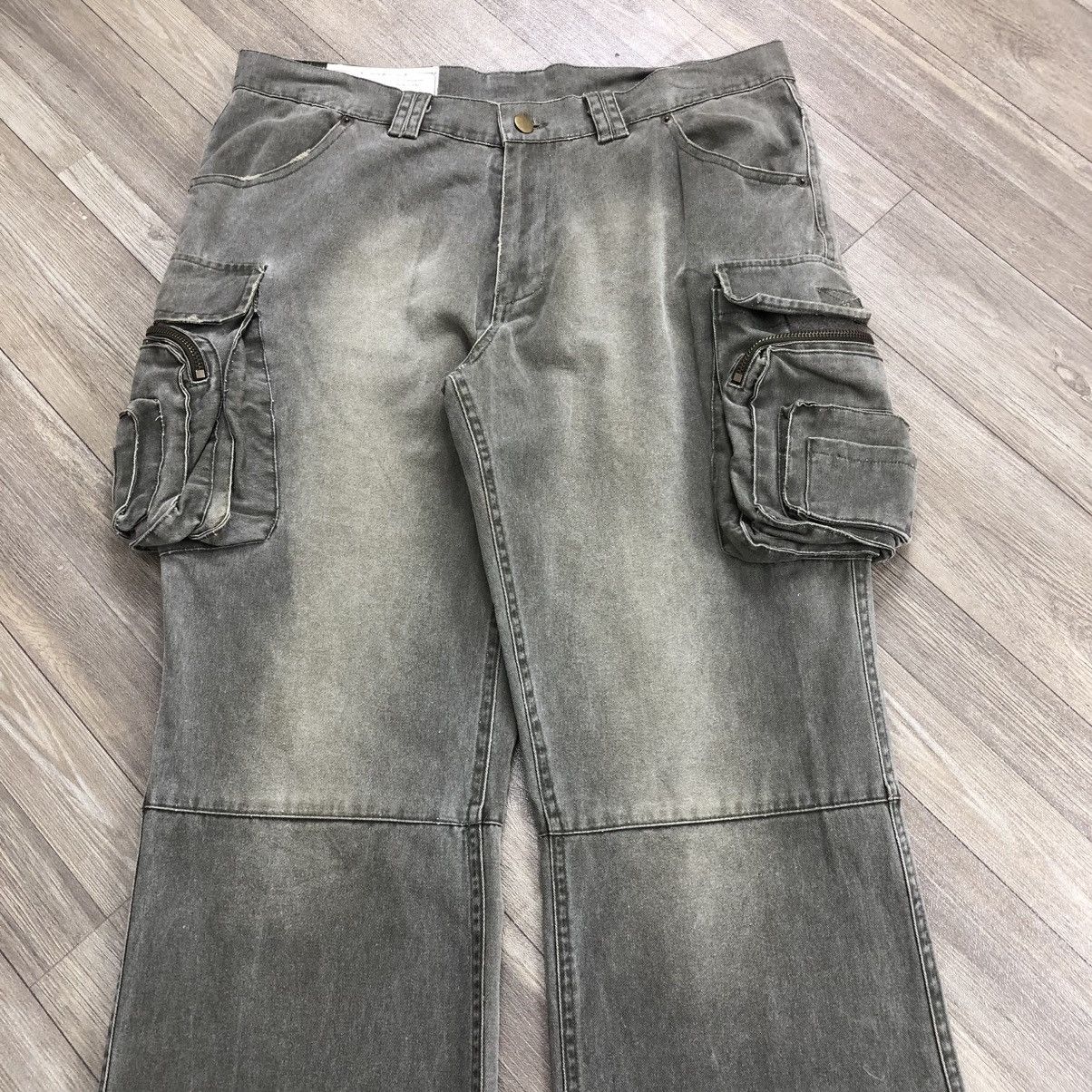 If Six Was Nine × Japanese Brand 2000's All Out Hysteric Glamour Style Bondage Flared Pants Size US 33 - 13 Thumbnail