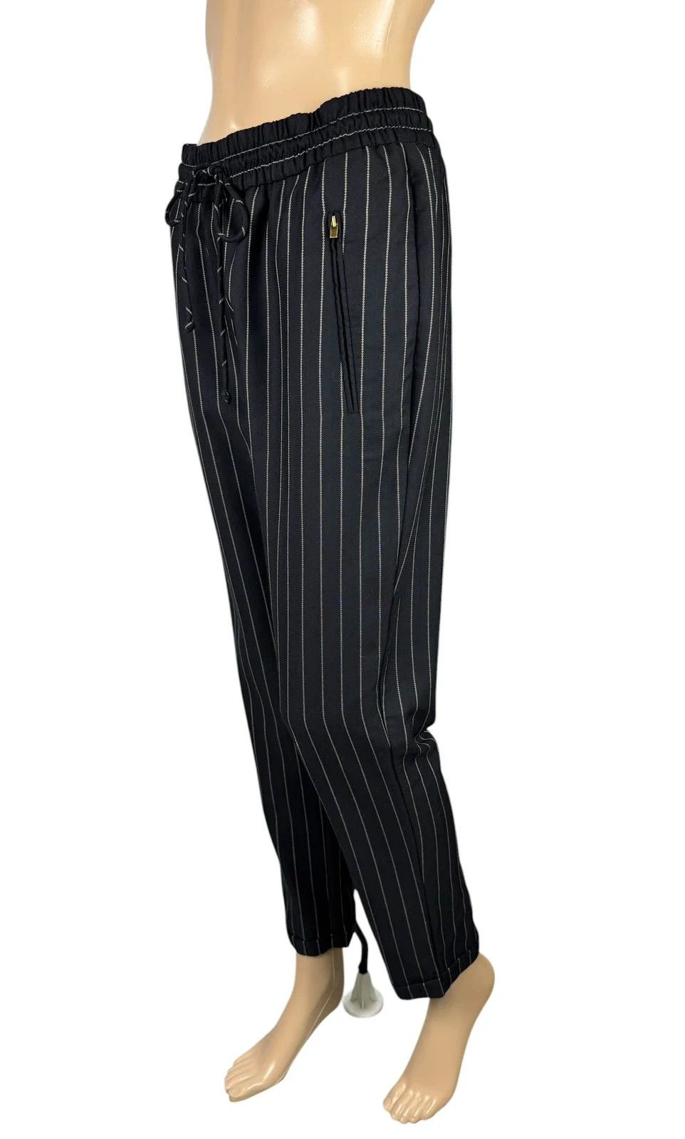 Stella McCartney Stella McCartney Striped Trousers Wool size 40 Size 27" / US 4 / IT 40 - 1 Thumbnail