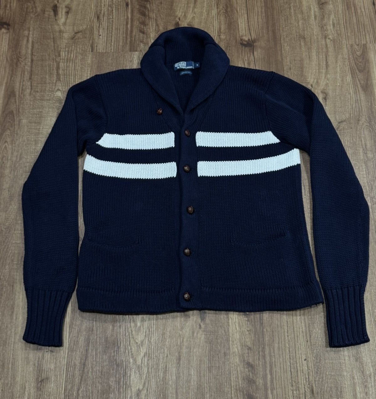 Polo Ralph Lauren Polo Ralph Lauren Cardigan Shawl Collar Size US M / EU 48-50 / 2 - 1 Thumbnail