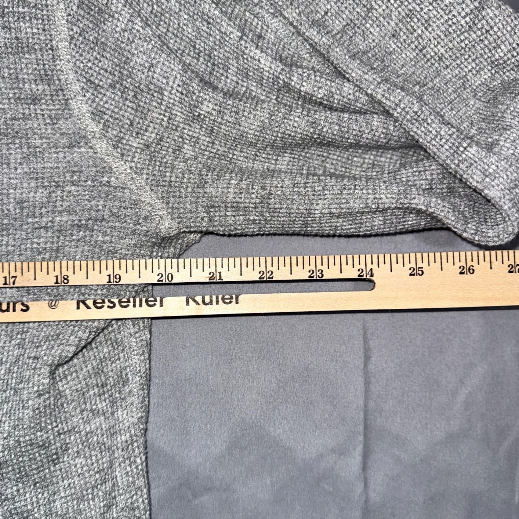 Wallace & Barnes Wallace & Barnes Henley Shirt Mens XL Gray Waffle Knit Thermal Long Sleeve Top Size US XL / EU 56 / 4 - 6 Thumbnail