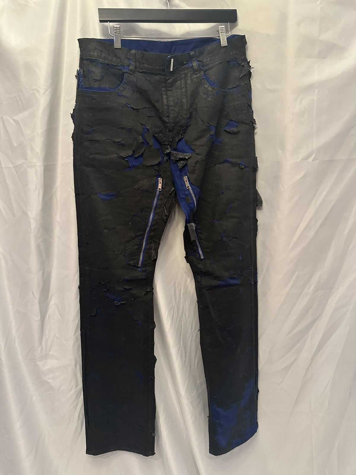 Givenchy Two Tone Rip Off Denim