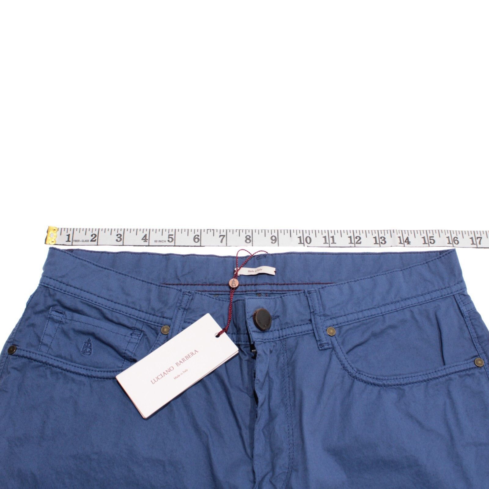 Luciano Barbera Luciano Barbera New with tags Chino Size 32 US In Blue Size US 32 / EU 48 - 4 Thumbnail
