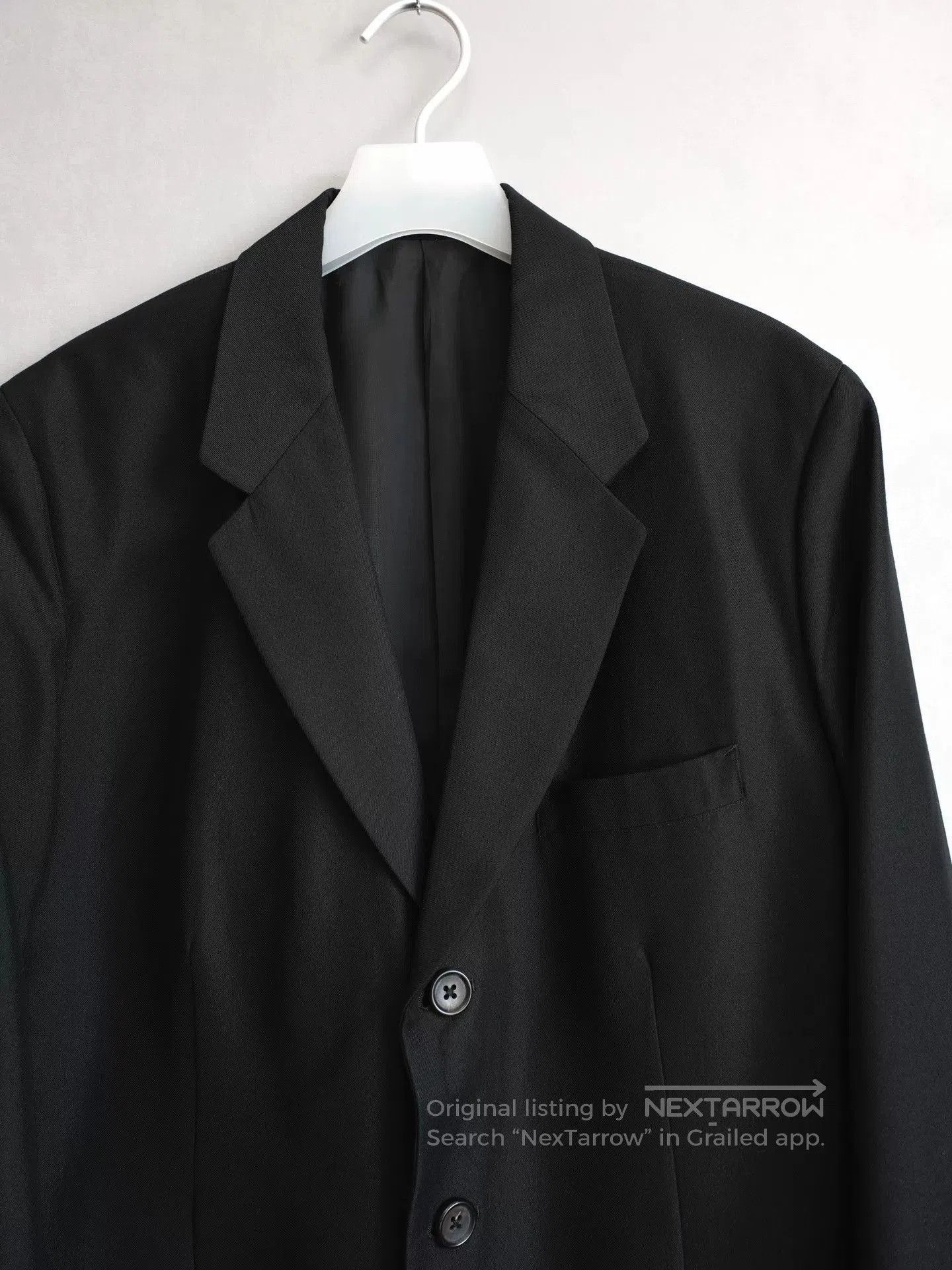 Yohji Yamamoto Yohji Yamamoto 97AW 3B Blended Suit Jacket. Size US M / EU 48-50 / 2 - 5 Thumbnail