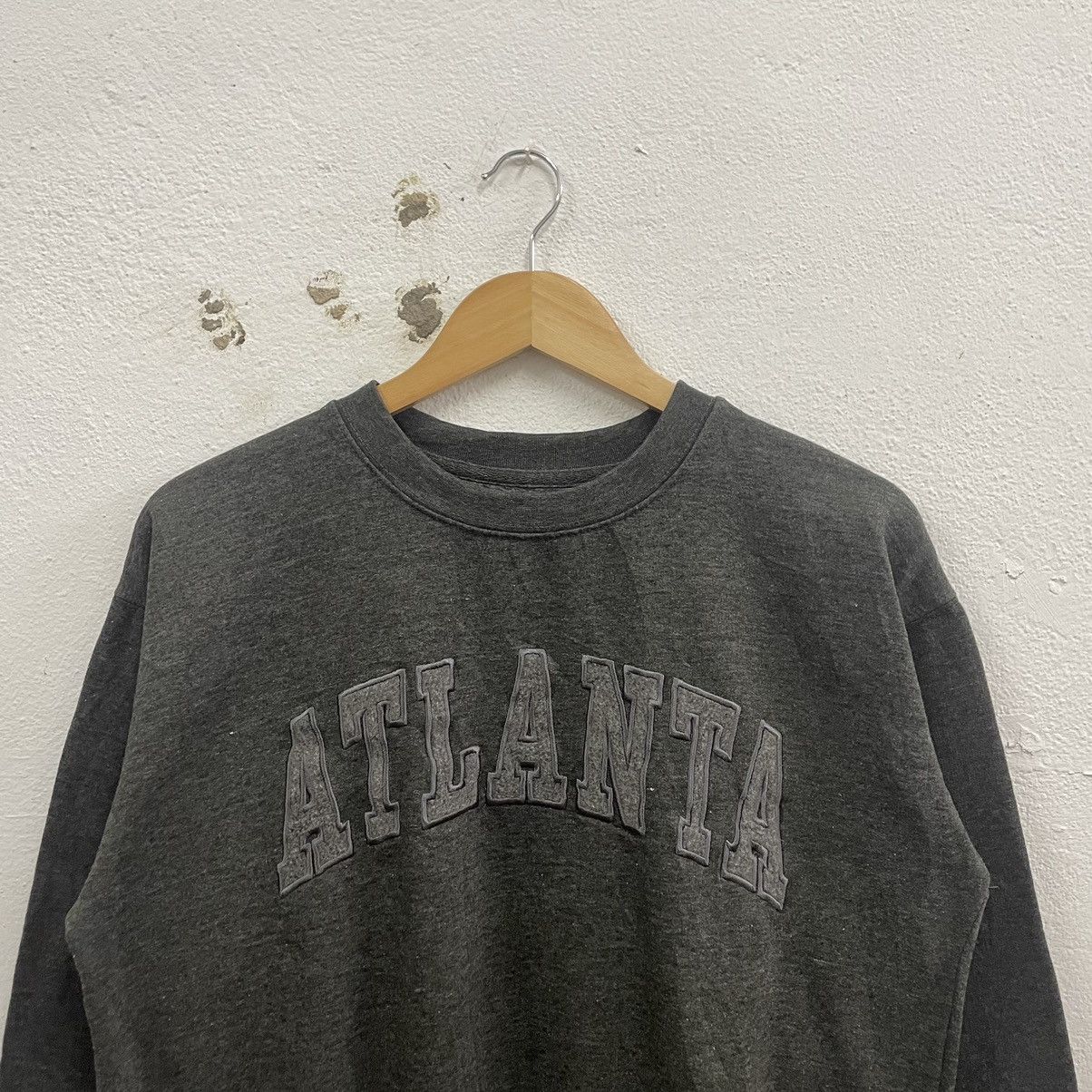 Vintage 🔥Vintage New York Popular Atlanta Big Spellout Sweatshirts Size US M / EU 48-50 / 2 - 3 Thumbnail