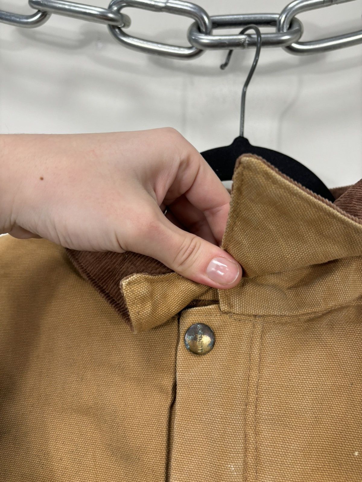 Carhartt Vintage 90s Carhartt Made In USA Work Boxy Cropped Jacket Size US L / EU 52-54 / 3 - 8 Thumbnail