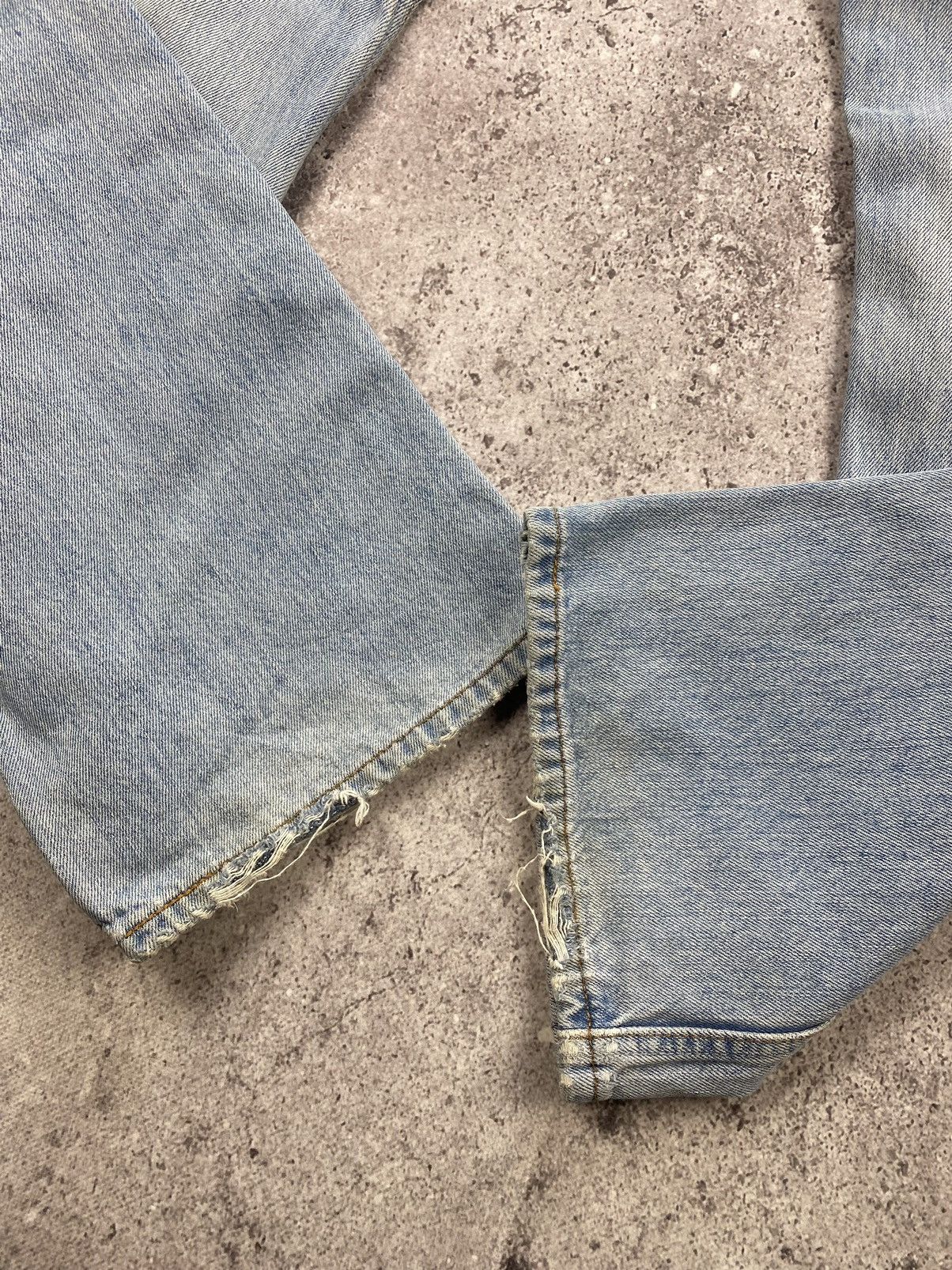 Levi's × Vintage VINTAGE 90s Levi’s 501 Baggy Rare y2k Workwear Japan Jeans Size US 34 / EU 50 - 4 Thumbnail