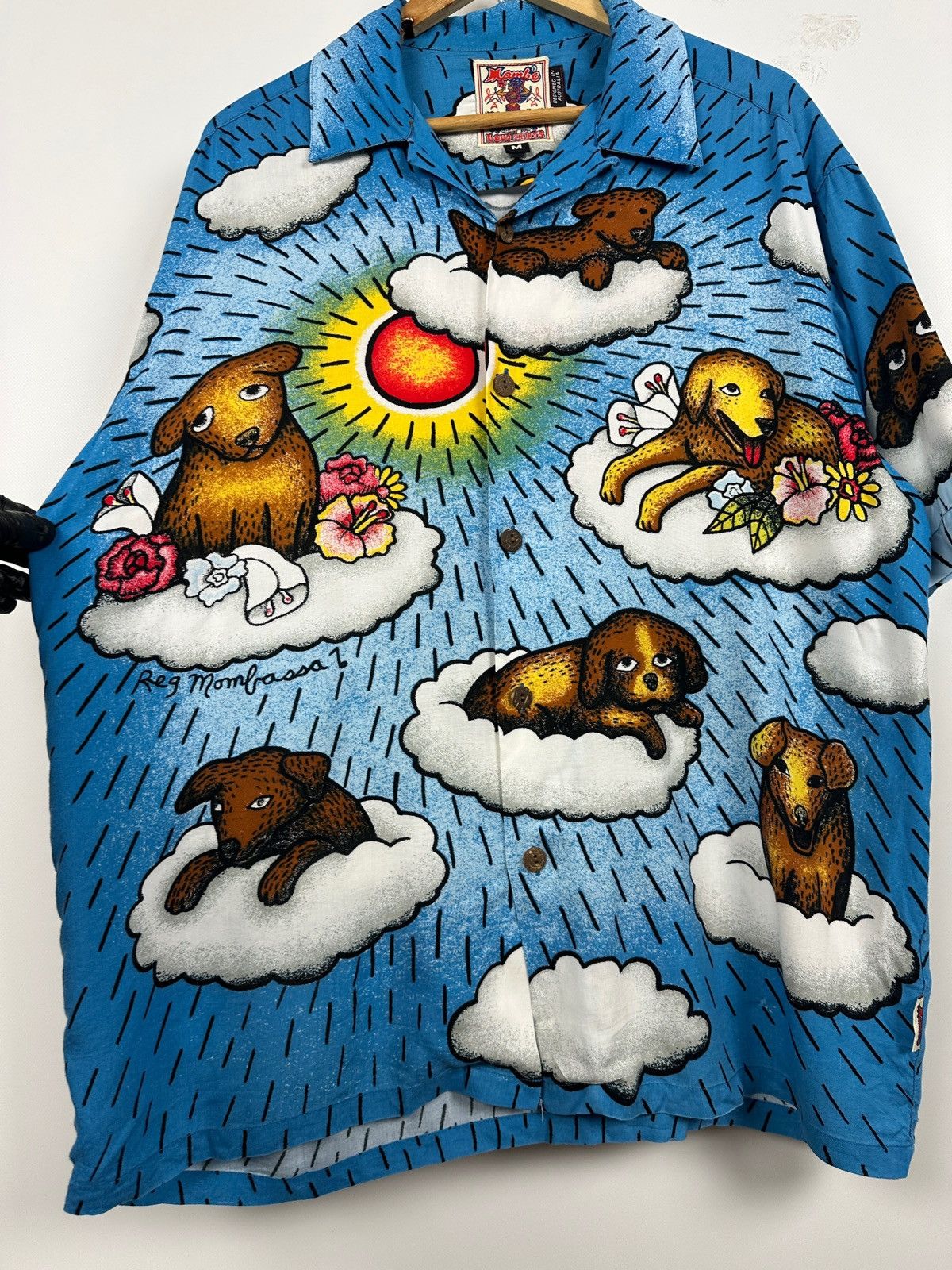 Mambo Vintage Mambo Loud Puppies by Reg Mombasaa 01 Hawaiian Shirt Size US M / EU 48-50 / 2 - 11 Thumbnail