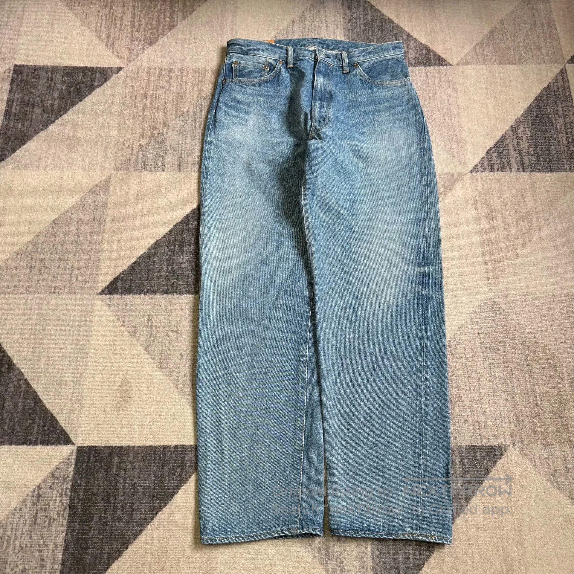 Kaptain Sunshine kaptain sunshine skate shoe cut denim pants. Size US 30 / EU 46 - 1 Thumbnail