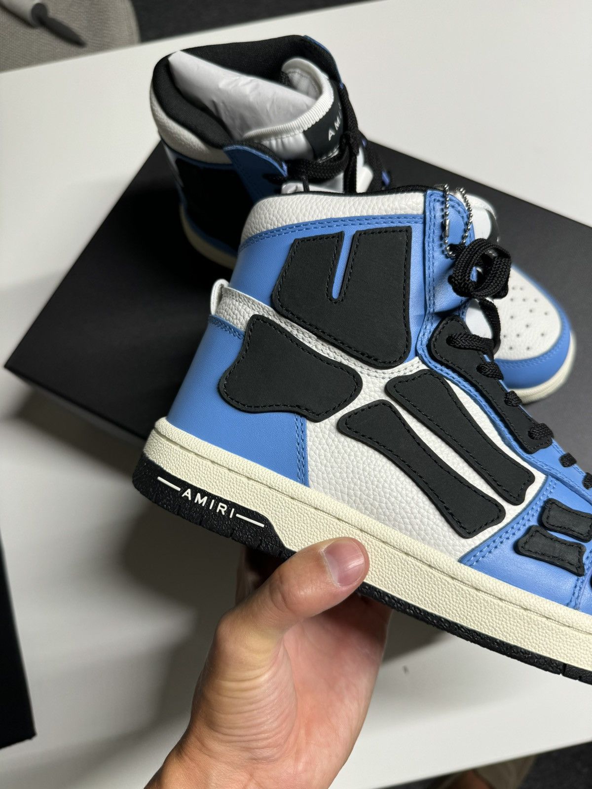 Amiri Amiri Skeleton High Top Sneaker NEW 790$ Size US 10 / EU 43 - 4 Thumbnail