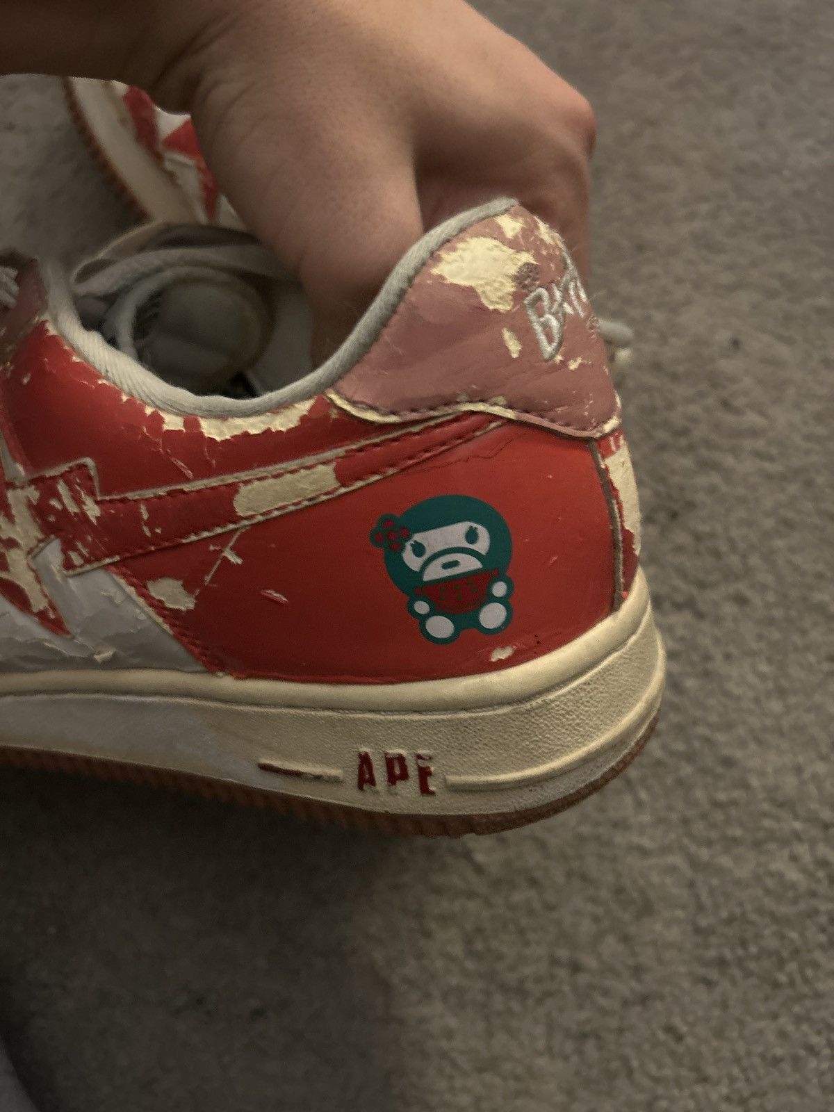 Bape Pink Bapesters Size US 10.5 / EU 43-44 - 4 Thumbnail