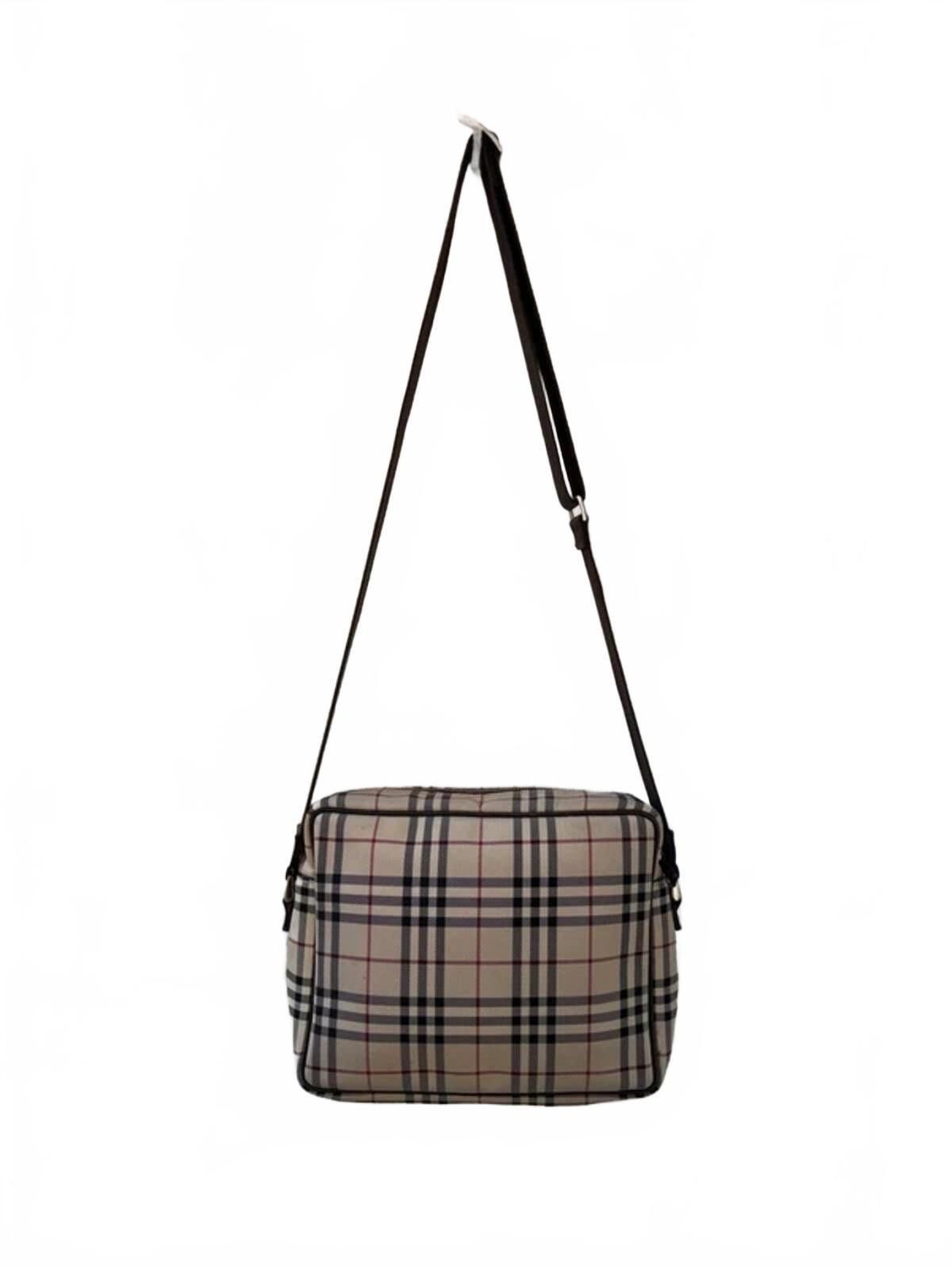Burberry Burberry Check Horizontal Crossbody Messenger Bag Size ONE SIZE - 9 Thumbnail
