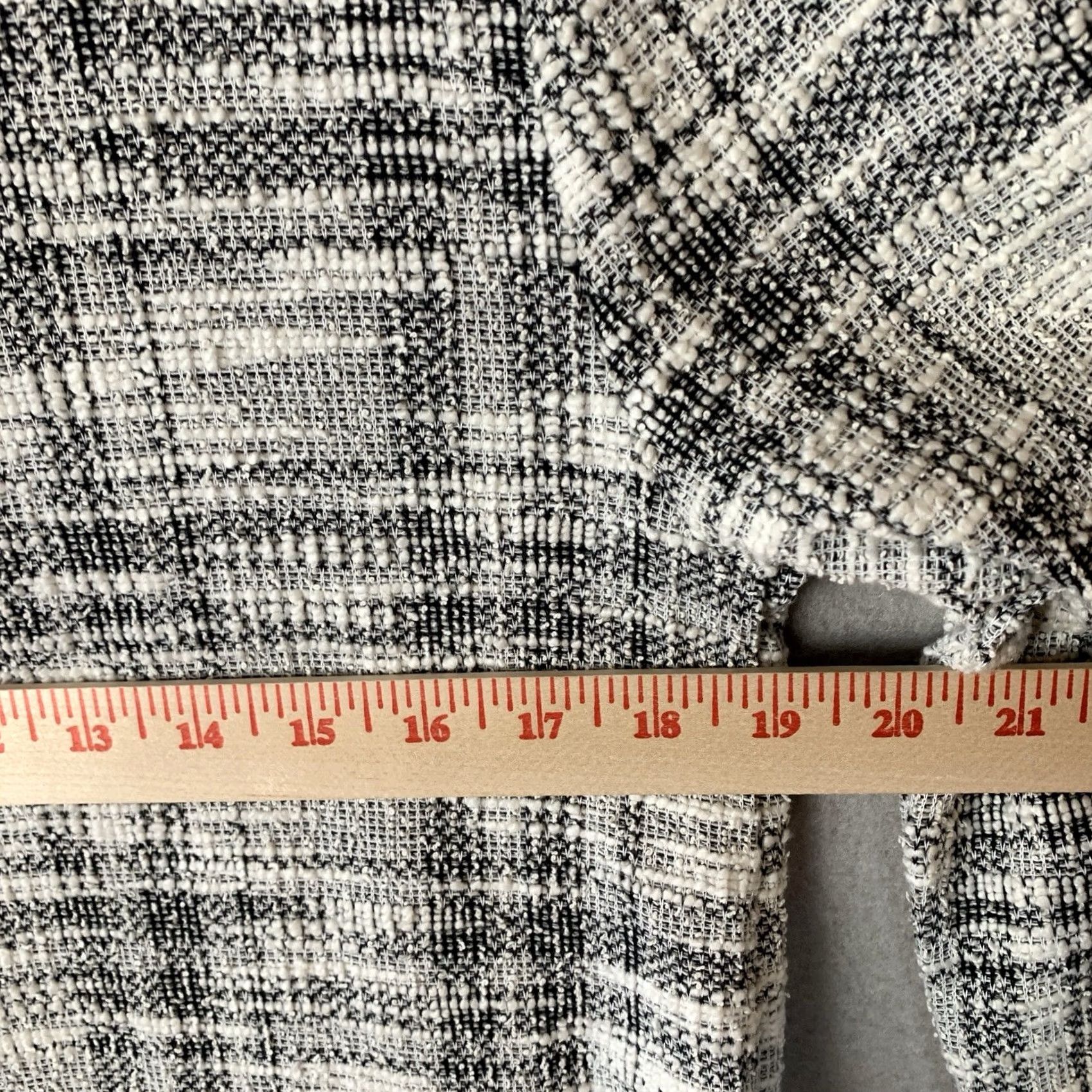 Vintage Melloday Cardigan Coat Jacket Women’s M Black & White Plaid Long Open Front Duster Coat Size M / US 6-8 / IT 42-44 - 5 Thumbnail