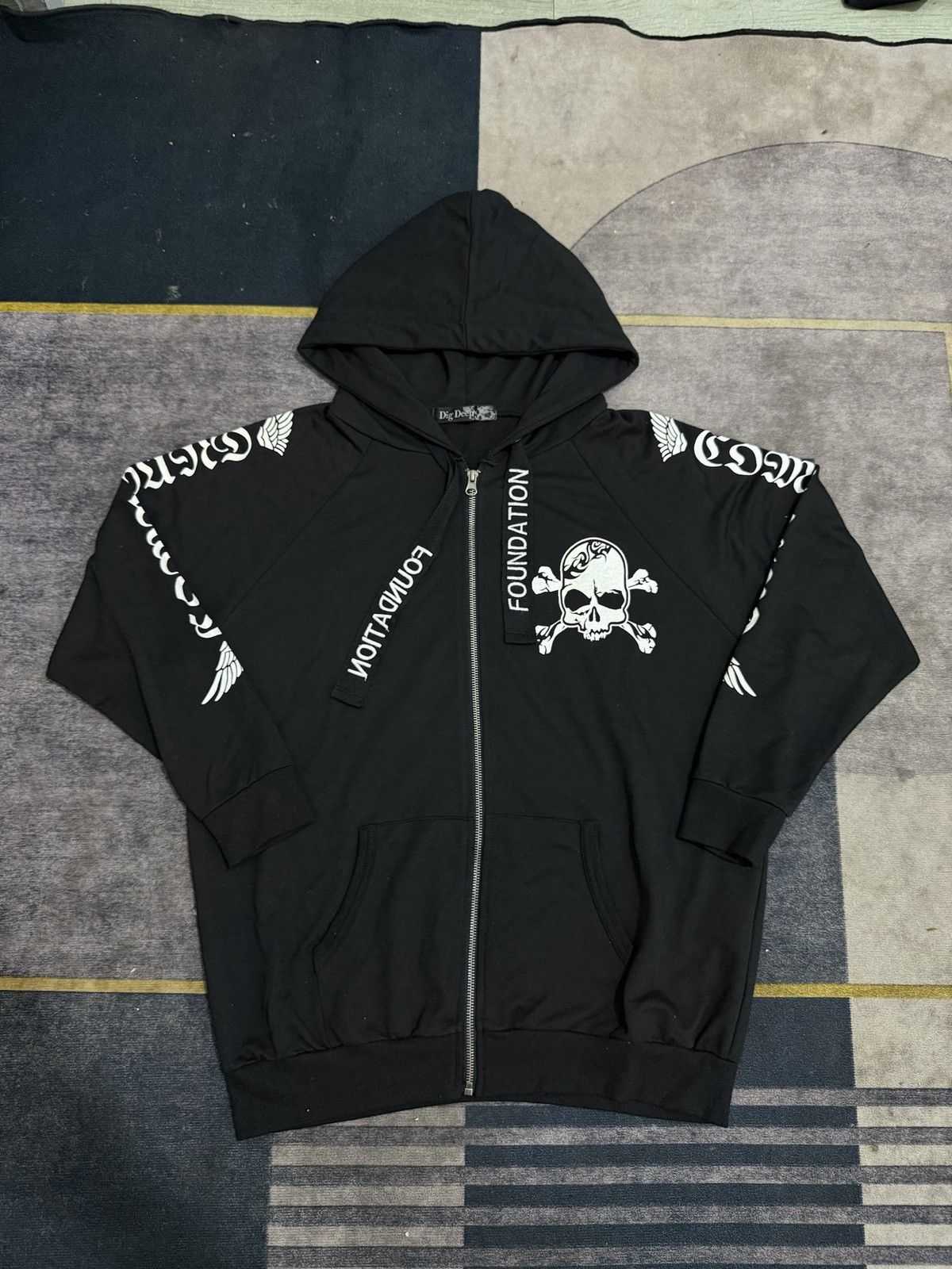 Hysteric Glamour DIG DEEP SKULL ART IFSIX STYLE HOODIE Size US XL / EU 56 / 4 - 3 Thumbnail