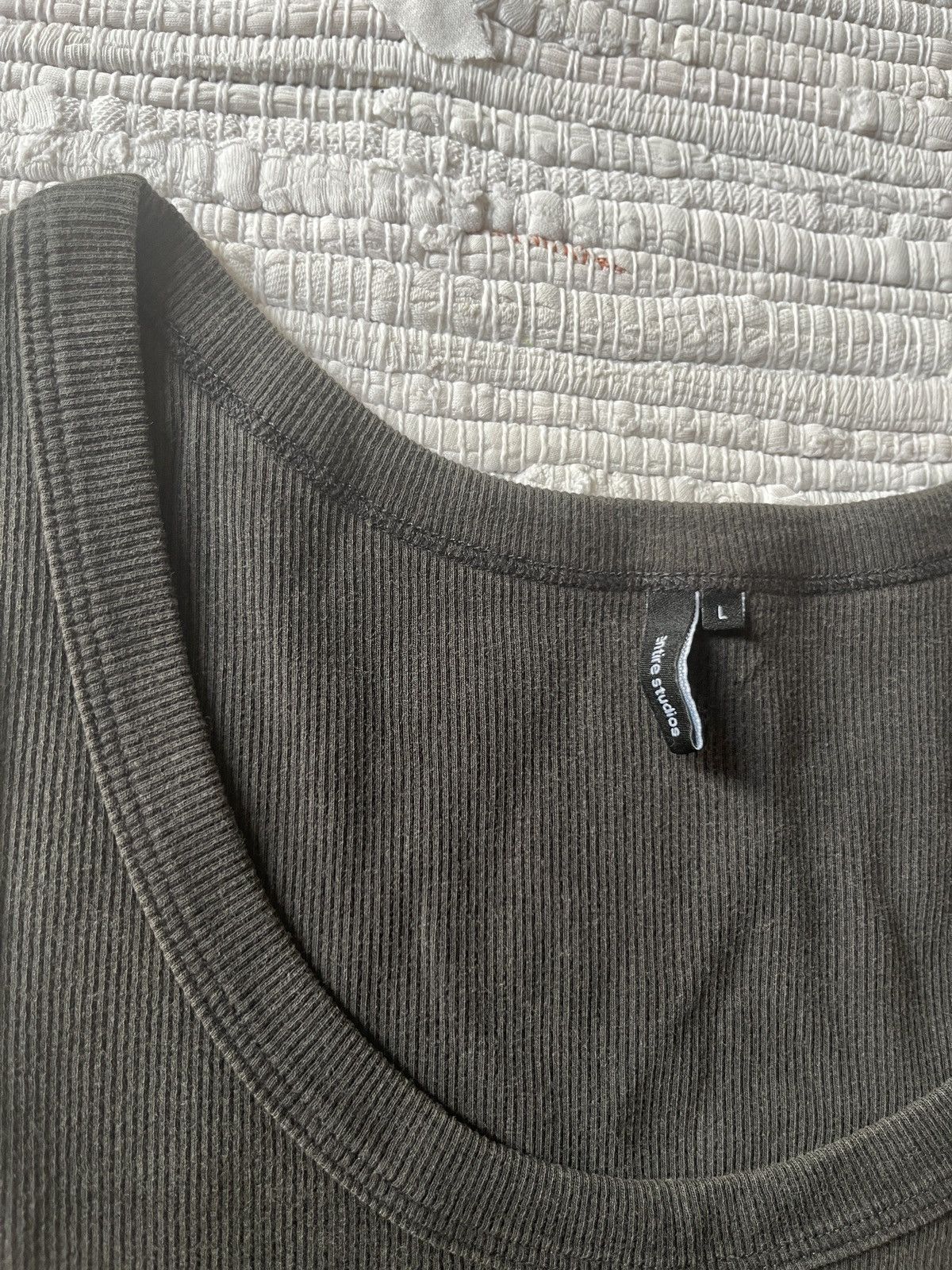 Entire Studios RIB TANK WASHED BLACK Size US L / EU 52-54 / 3 - 3 Thumbnail