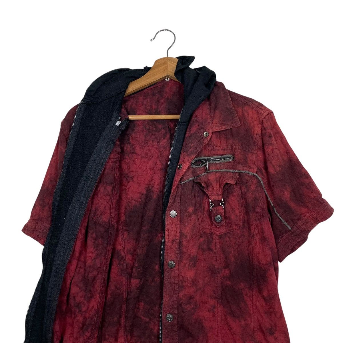 In The Attic In The Attic Short Sleeve Hooded Zipper Shirt Size US M / EU 48-50 / 2 - 11 Thumbnail