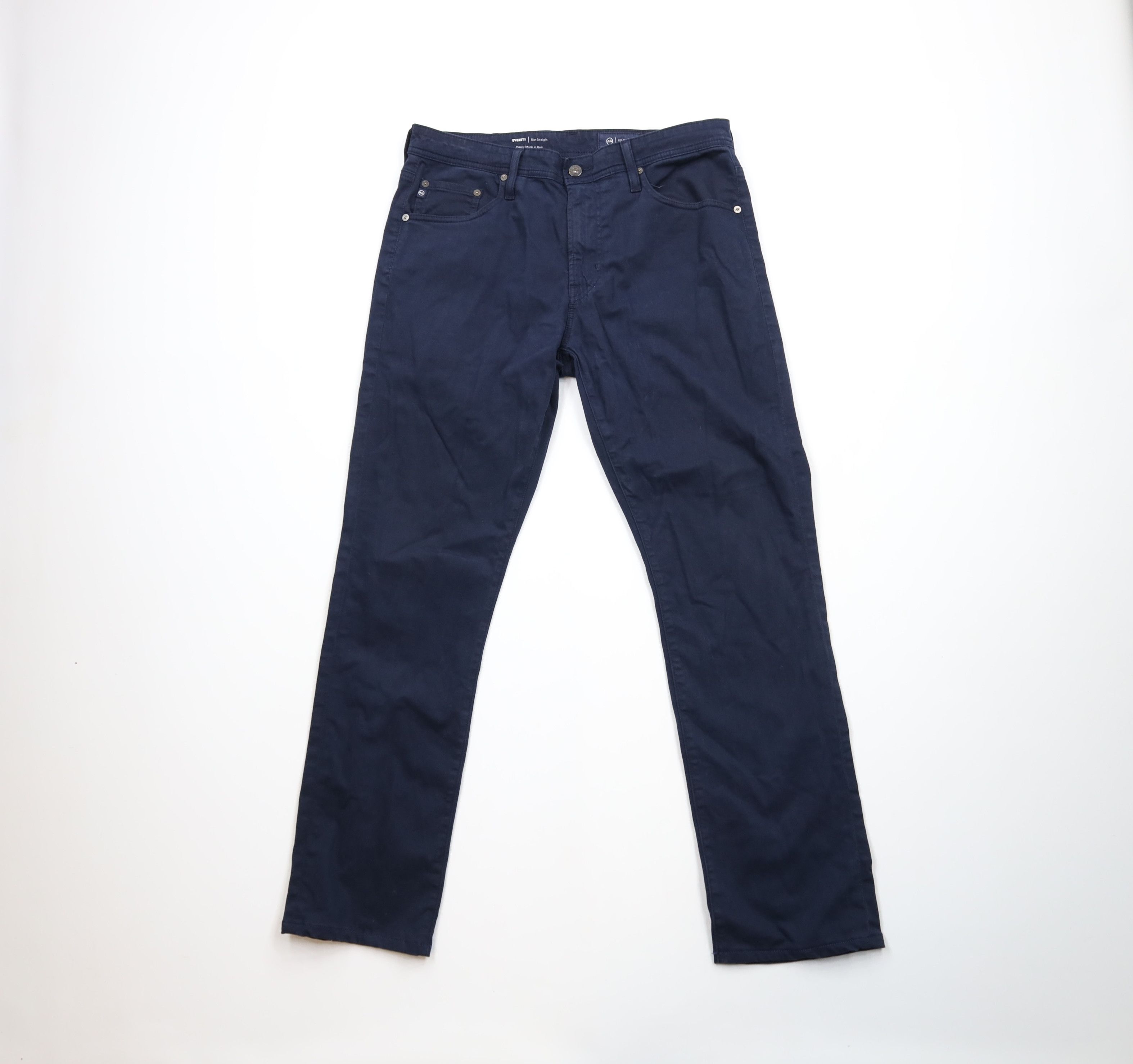 AG Adriano Goldschmied × Vintage Adriano Goldschmied Everett Slim Straight Leg Stretch Pants Size US 32 / EU 48 - 1 Thumbnail