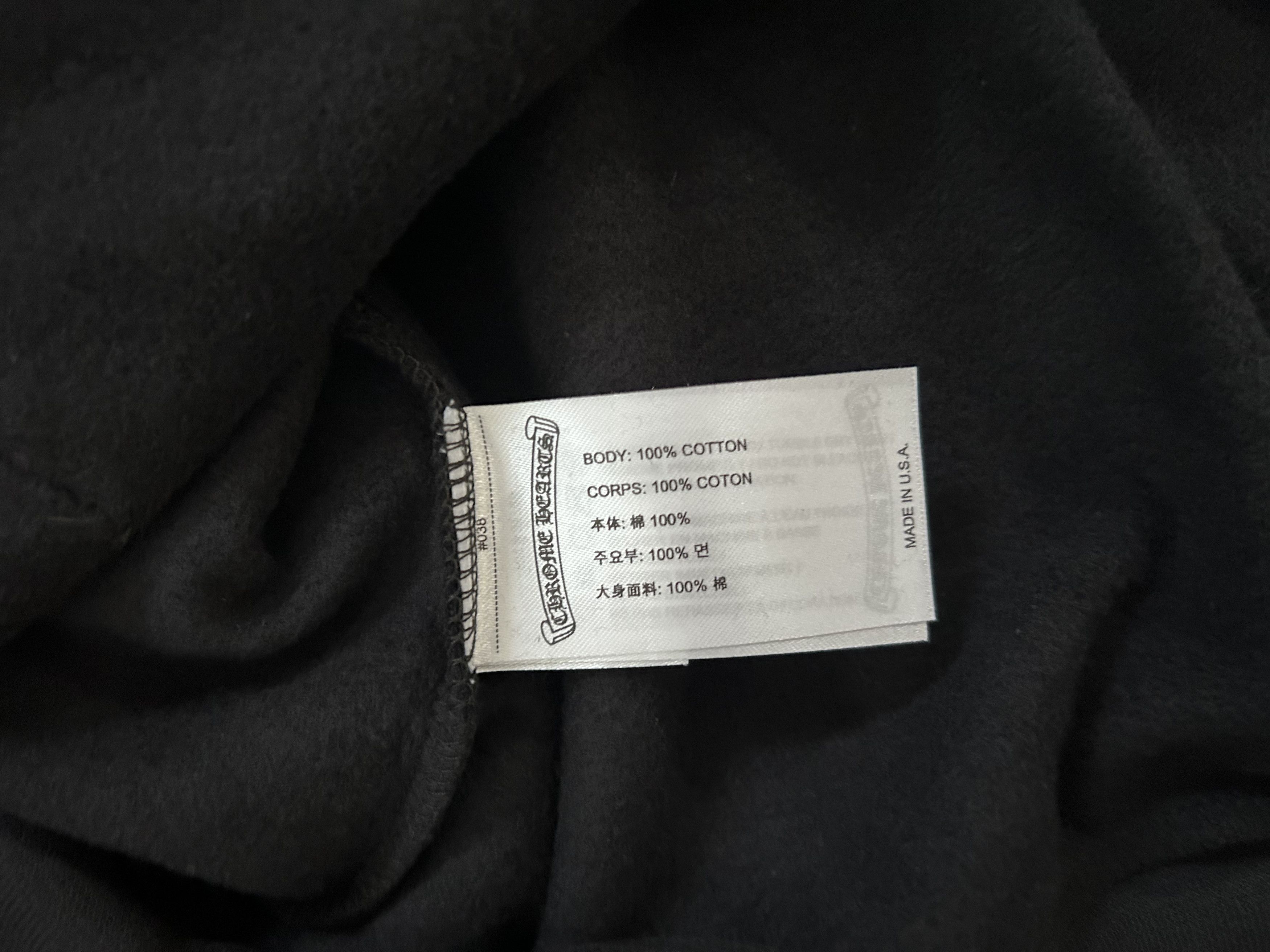 Chrome Hearts Chrome Hearts Vertical Logo Hoodie Black/Army Green Size US M / EU 48-50 / 2 - 4 Thumbnail