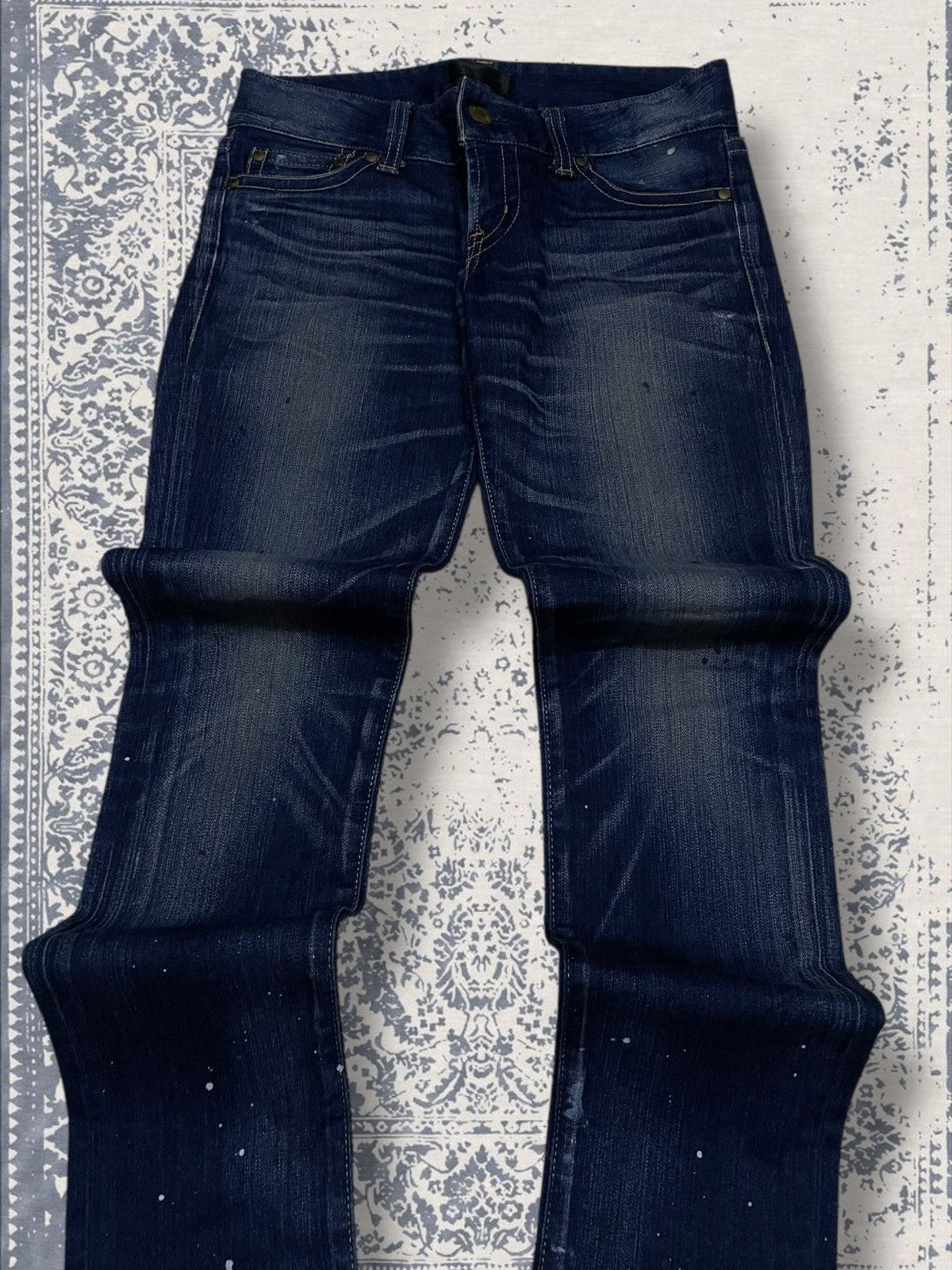 Designer × Japanese Brand × Vintage Vintage Designer Japan Moussy Splash Skinny Streetwear Denim Size US 29 - 4 Thumbnail