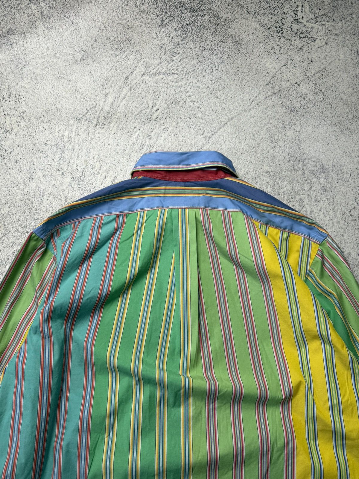Polo Ralph Lauren Vintage RALPH LAUREN Multicolour Striped long Sleeved Shirt Size US XL / EU 56 / 4 - 22 Thumbnail