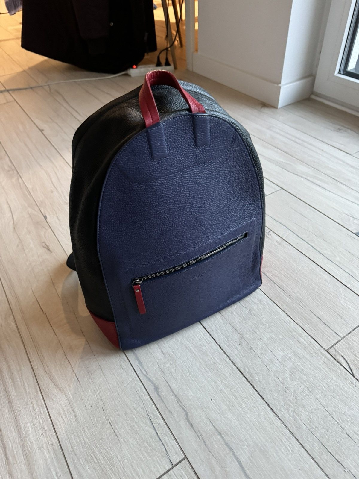Maison Margiela FW16 Maison Margiela Colorblock Leather Backpack Size ONE SIZE - 3 Thumbnail