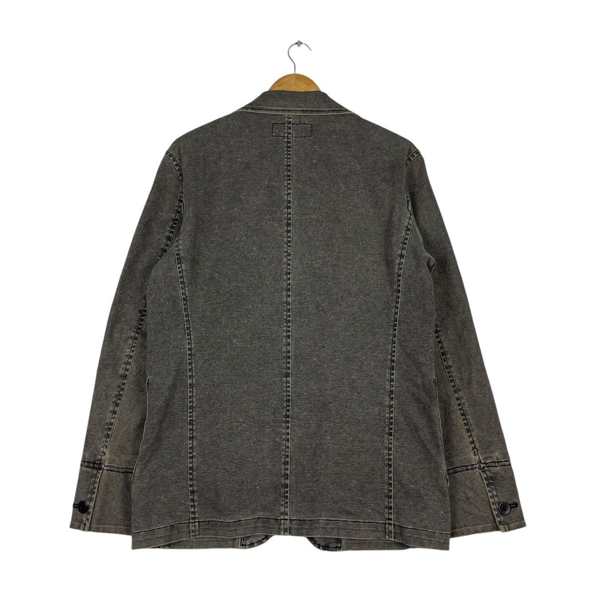 Japanese Brand × Nicole Club 💥NICOLE MONSEUR CHORE WASHED GREY JACKET Size US M / EU 48-50 / 2 - 13 Thumbnail