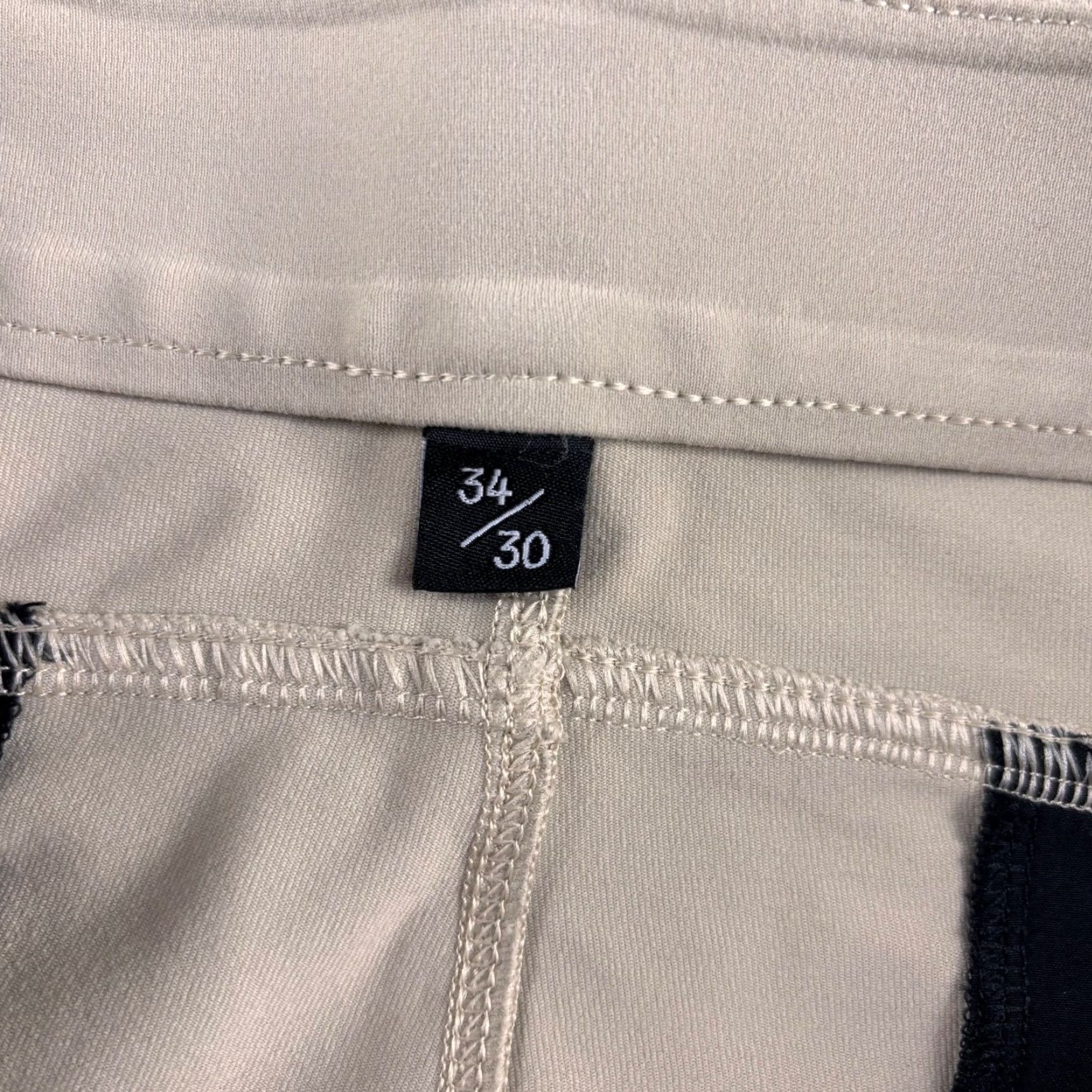 Vintage Public Rec Pants Mens 34x30 Chino Casual Straight Nylon Spandex Ivory Beige Performance Pocketed 30 Inseam Mens Regular, 34 Waist Size US 34 / EU 50 - 3 Thumbnail