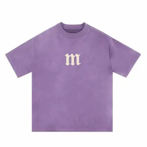 VIBE Kasuga x Hino Purple retro letter print loose T-shirt Size US L / EU 52-54 / 3 - 3 Thumbnail