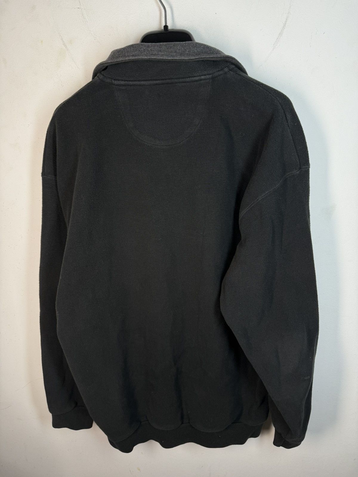 Yves Saint Laurent 90s YSL Sweatshirt 1/4 Quarter Zip Sweater Old Money Vintage Size US L / EU 52-54 / 3 - 18 Thumbnail