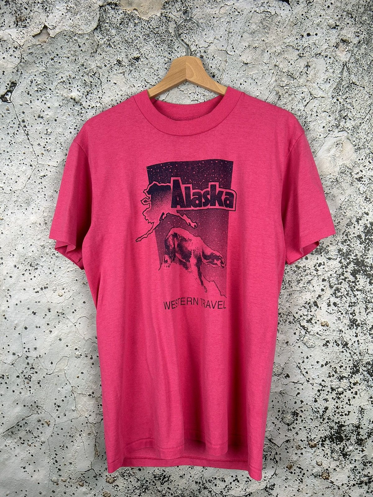 Other Vintage Singnle Stitch Alaska USA Graphic Tee 90s Size US L / EU 52-54 / 3 - 1 Thumbnail