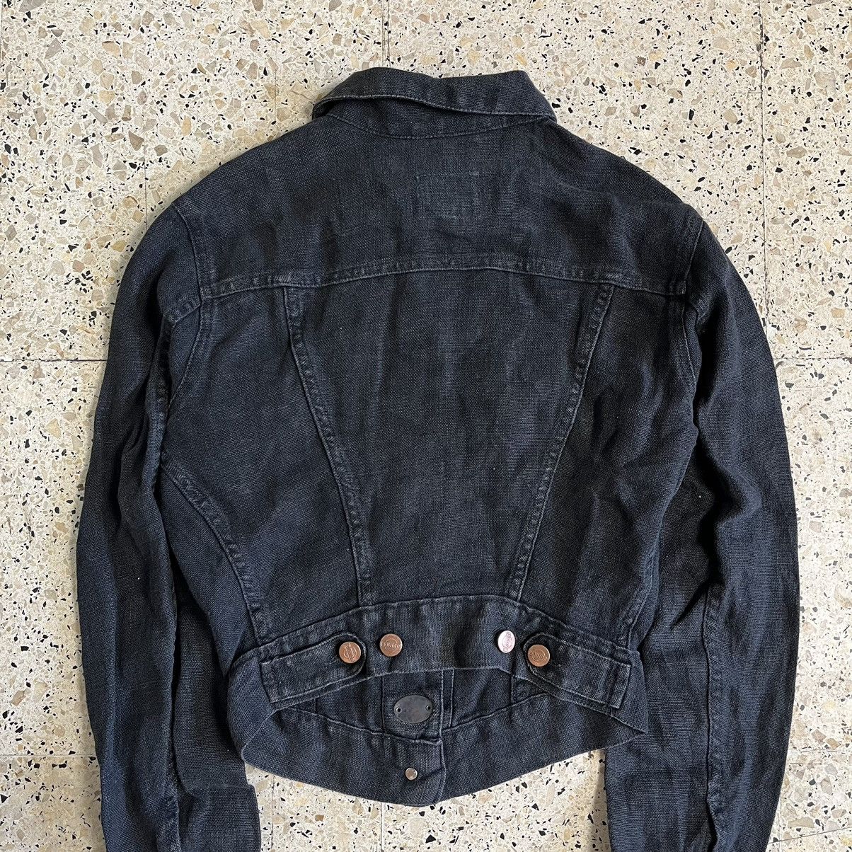 Jean Paul Gaultier Vintage 90s Jean paul gaultier cropped trucker jacket Size S / US 4 / IT 40 - 6 Thumbnail