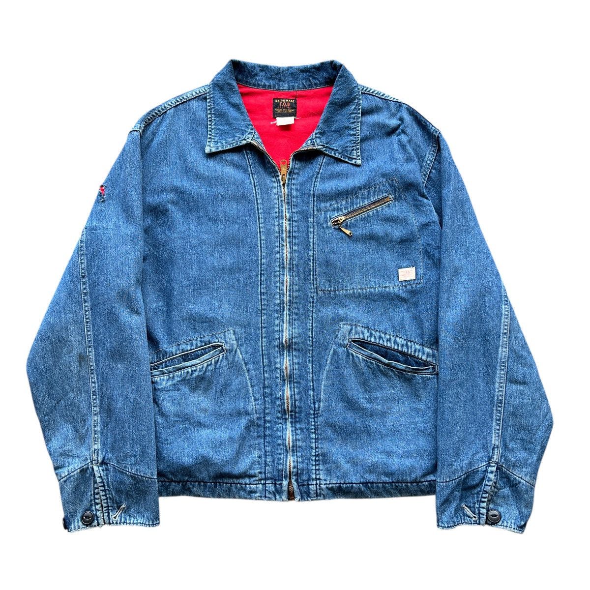 FOB Factory 🔥 Fob Factory Union Made Denim Trucker Jacket Size US S / EU 44-46 / 1 - 2 Thumbnail