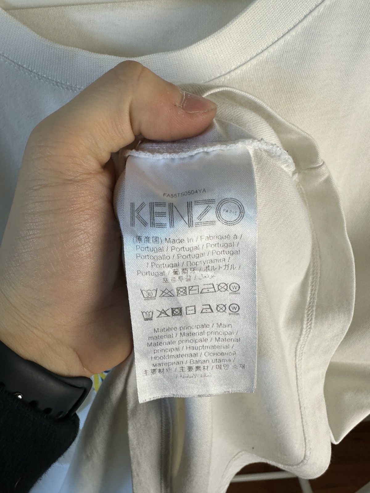 Kenzo White tiger T-shirt Kenzo Paris Size US XL / EU 56 / 4 - 4 Thumbnail