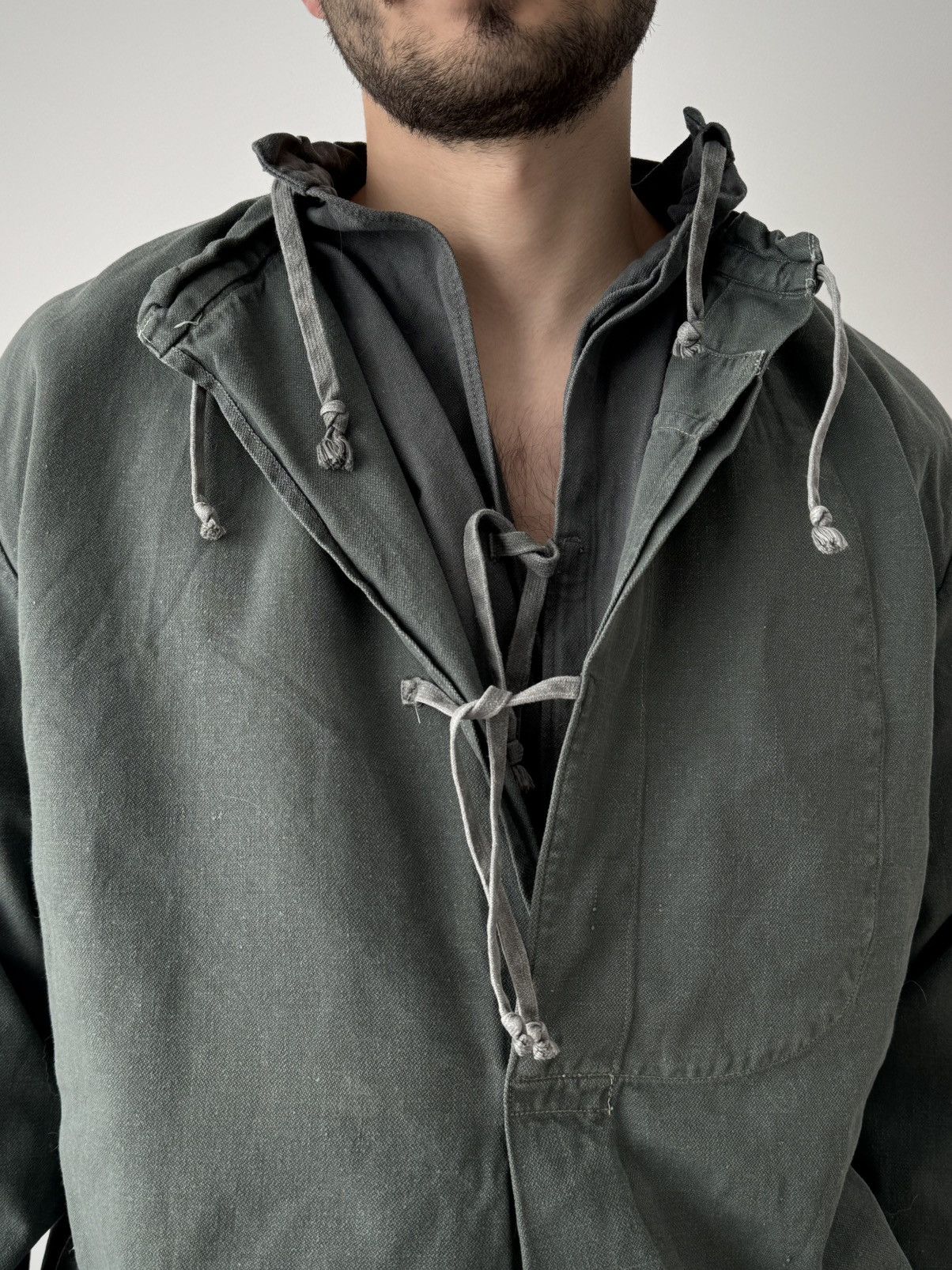 1940s Vintage Swiss Army Mountain Smock Work Jacket