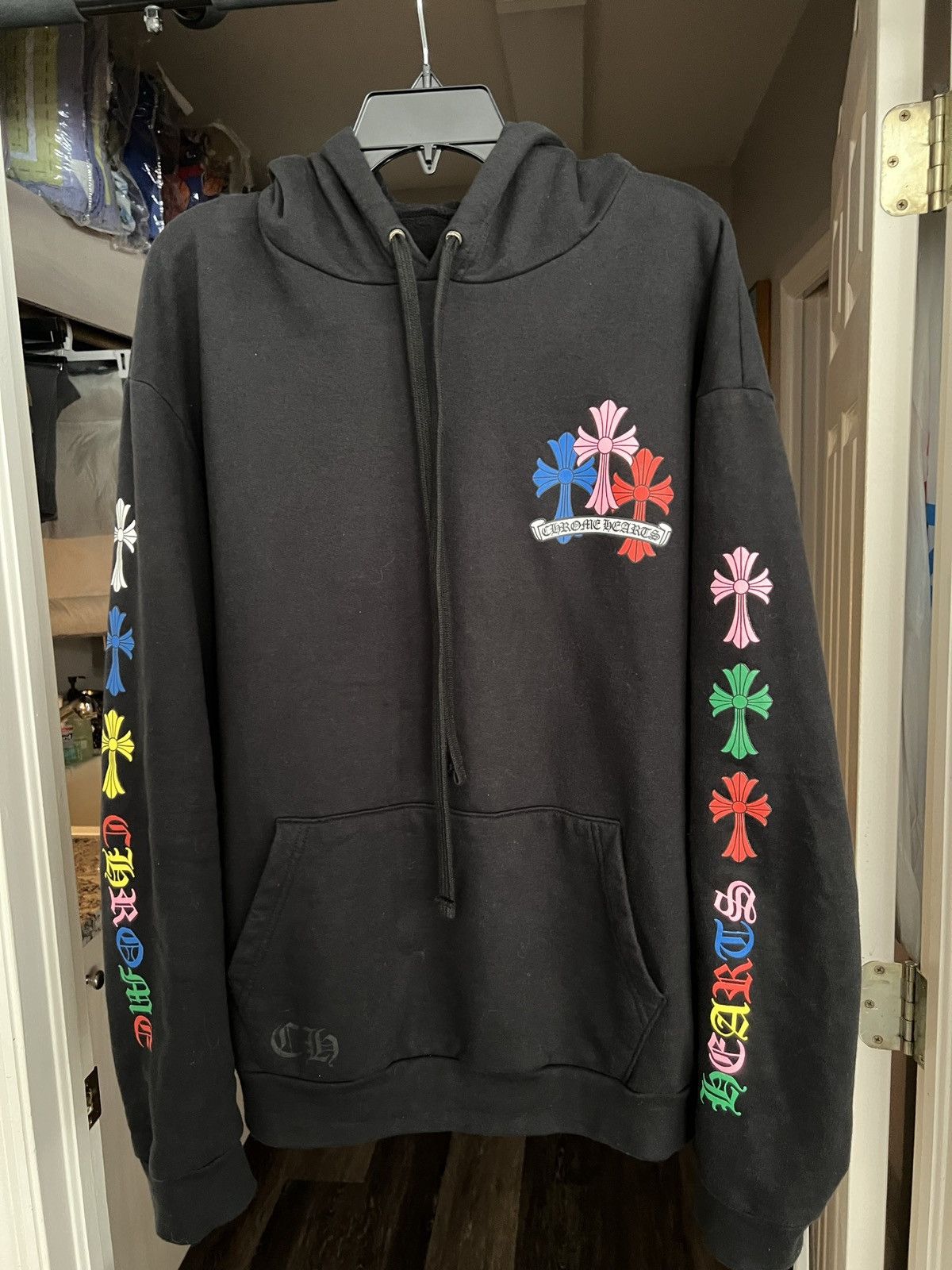 Chrome Hearts CHROME HEARTS Multi Color Cross Cemetery Zip