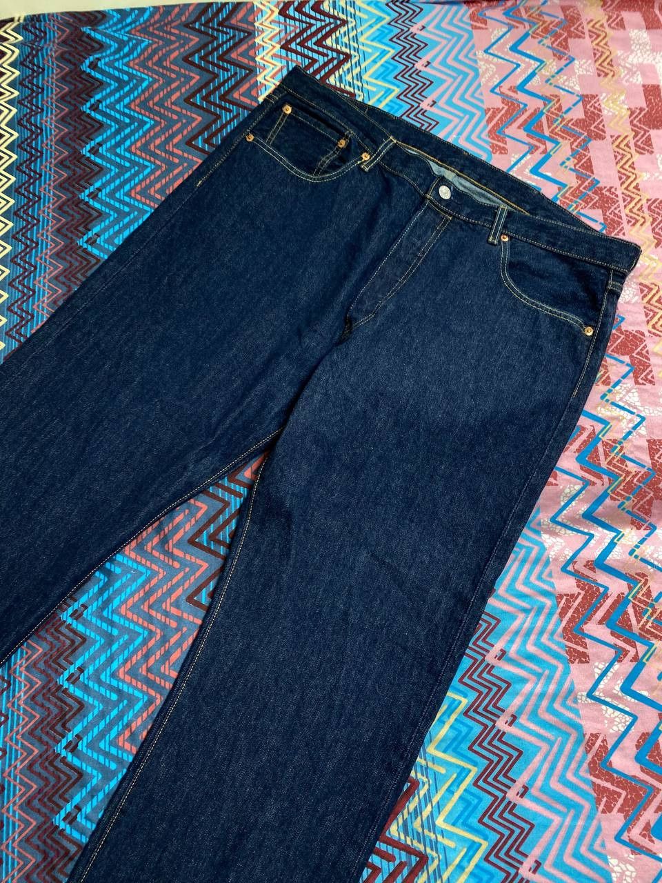 Levi's vintage blue jeans Levi's 501 crazy Y2K w38 streetwear Size US 38 / EU 54 - 6 Thumbnail