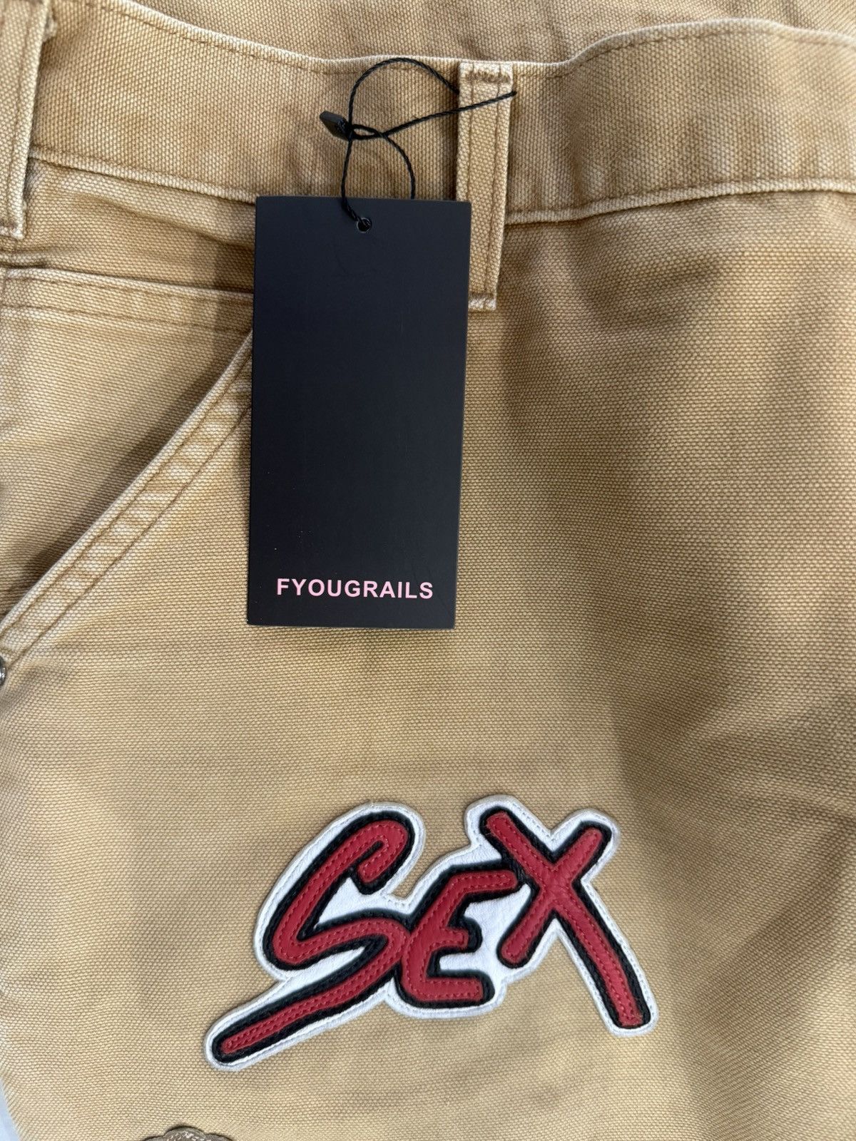 Chrome Hearts Chrome Hearts Sex Records by Mattyboy Pants Sz.34 Size US 34 / EU 50 - 10 Thumbnail