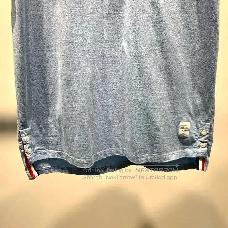 Thom Browne Thom Browne Blue Cotton Men's T-Shirt . Size US M / EU 48-50 / 2 - 5 Thumbnail