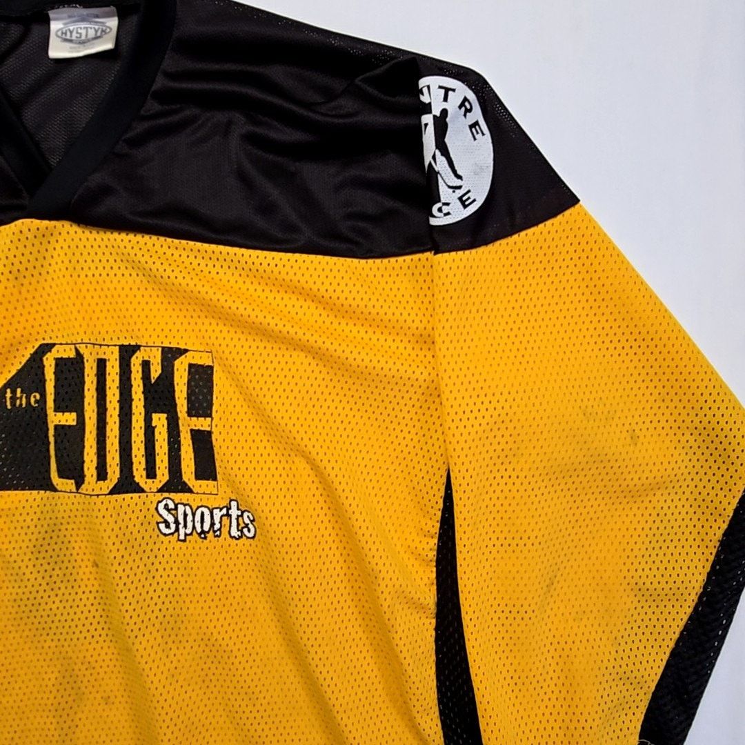 Vintage Vintage Hystyk Sport Hockey Jersey Yellow Black XL Jersey Size US XL / EU 56 / 4 - 2 Thumbnail